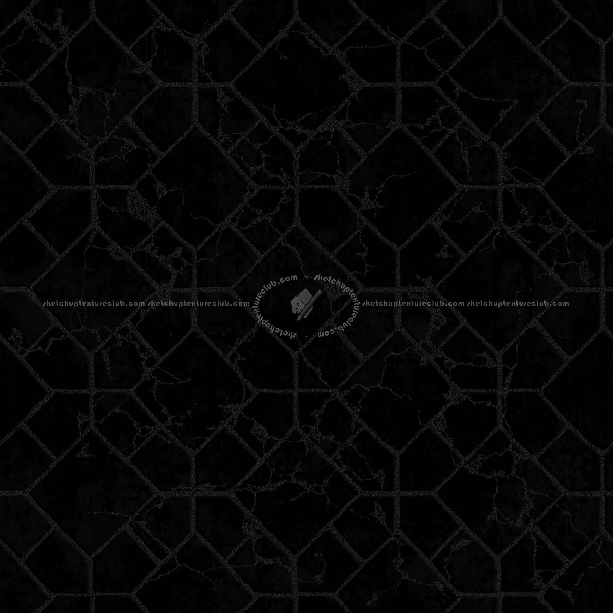 Textures   -   ARCHITECTURE   -   PAVING OUTDOOR   -   Concrete   -   Blocks damaged  - Concrete paving outdoor damaged texture seamless 05534 - Specular