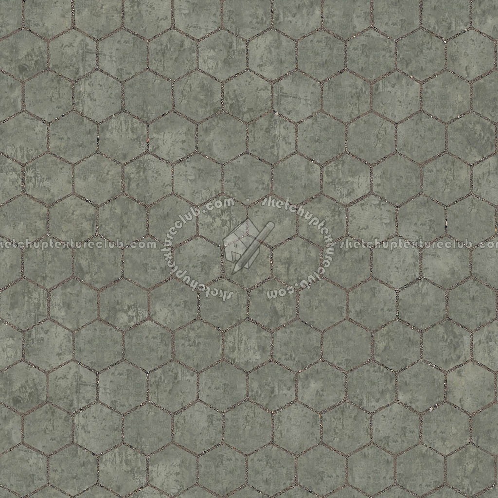 Textures   -   ARCHITECTURE   -   PAVING OUTDOOR   -   Hexagonal  - Dirty stone paving outdoor hexagonal texture seamless 06036 (seamless)