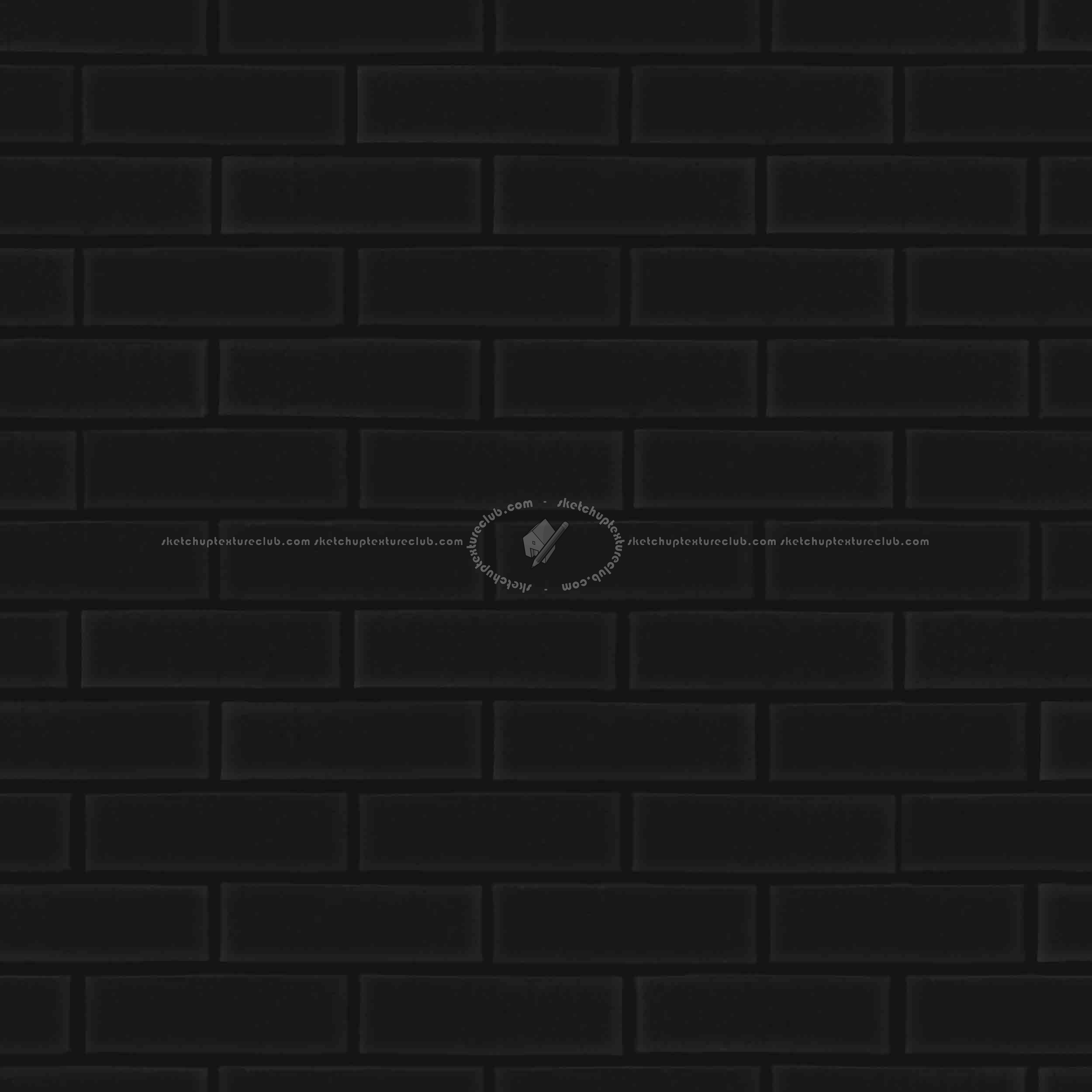Textures   -   ARCHITECTURE   -   BRICKS   -   Facing Bricks   -   Smooth  - Facing smooth bricks texture seamless 00304 - Specular