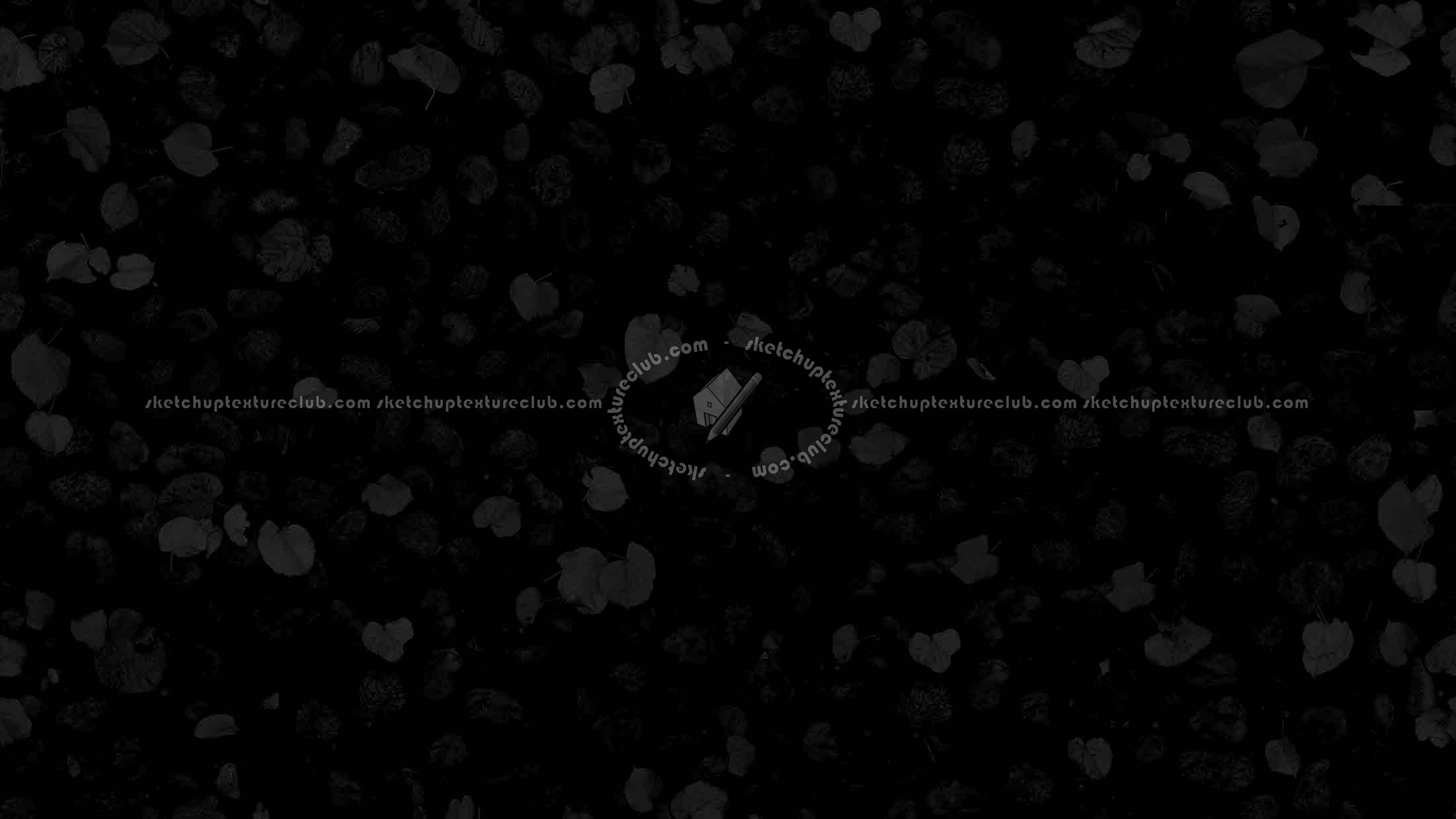 Textures   -   ARCHITECTURE   -   ROADS   -   Paving streets   -   Rounded cobble  - Rounded cobblestone with dead leaves texture seamless 19063 - Specular