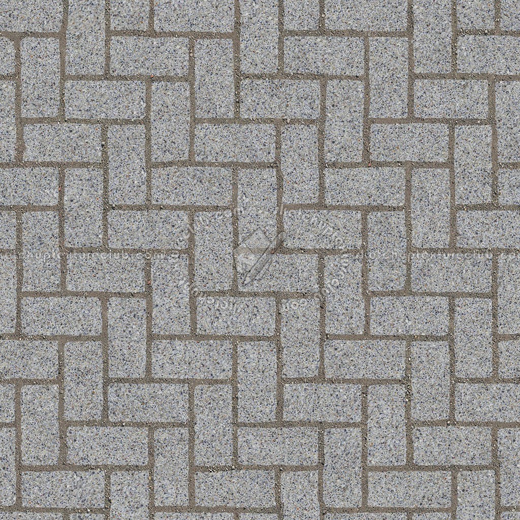 Textures   -   ARCHITECTURE   -   PAVING OUTDOOR   -   Concrete   -   Herringbone  - Concrete paving herringbone outdoor texture seamless 05845 (seamless)