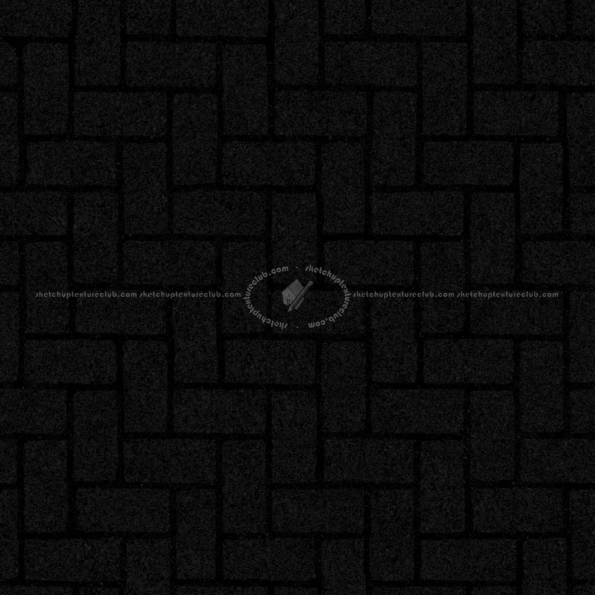 Textures   -   ARCHITECTURE   -   PAVING OUTDOOR   -   Concrete   -   Herringbone  - Concrete paving herringbone outdoor texture seamless 05845 - Specular