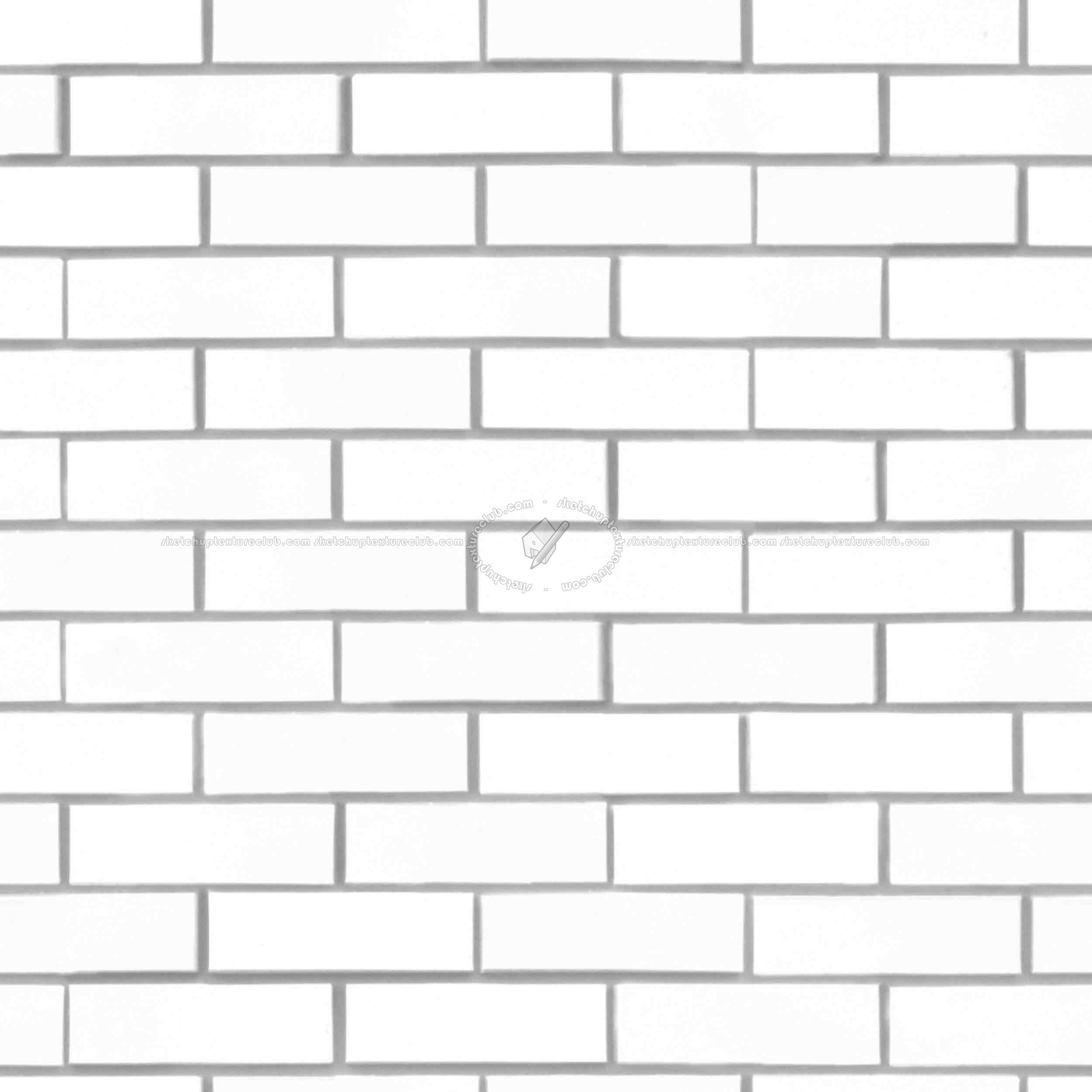 Textures   -   ARCHITECTURE   -   BRICKS   -   Facing Bricks   -   Smooth  - Facing smooth bricks texture seamless 00305 - Ambient occlusion