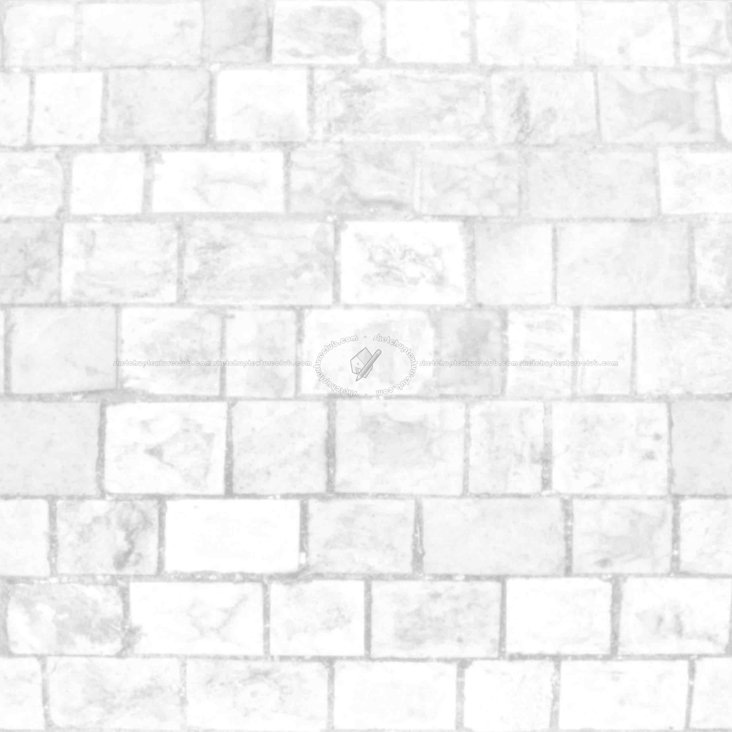 Textures   -   ARCHITECTURE   -   PAVING OUTDOOR   -   Pavers stone   -   Blocks mixed  - Pavers stone mixed size texture seamless 06142 - Ambient occlusion