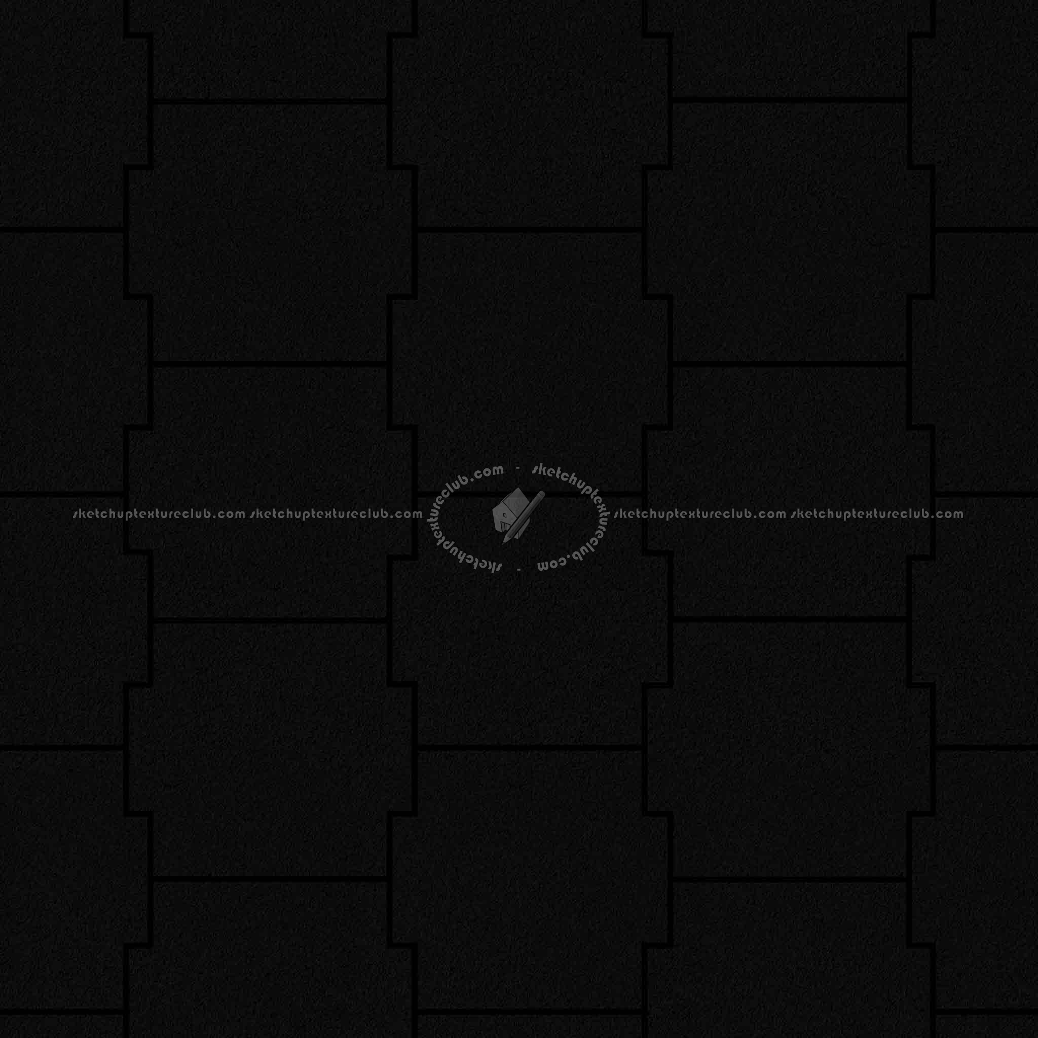 Textures   -   ARCHITECTURE   -   PAVING OUTDOOR   -   Concrete   -   Blocks mixed  - Paving concrete mixed size texture seamless 05616 - Specular