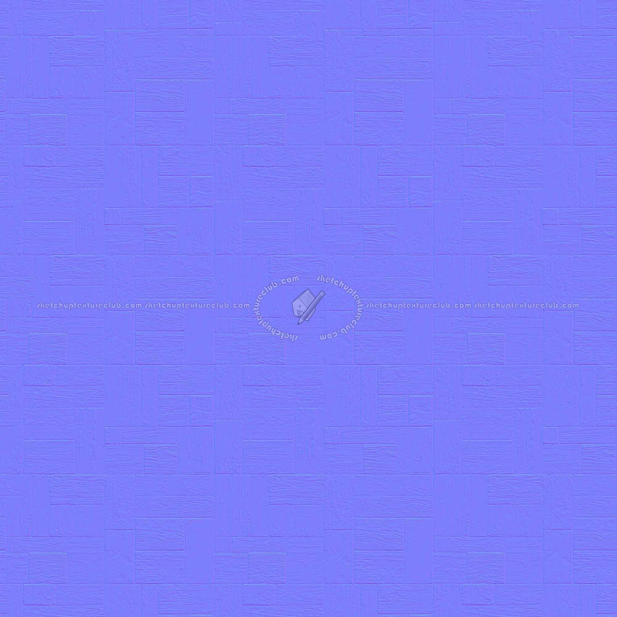 Textures   -   ARCHITECTURE   -   WOOD FLOORS   -   Parquet square  - Wood flooring square texture seamless 05440 - Normal