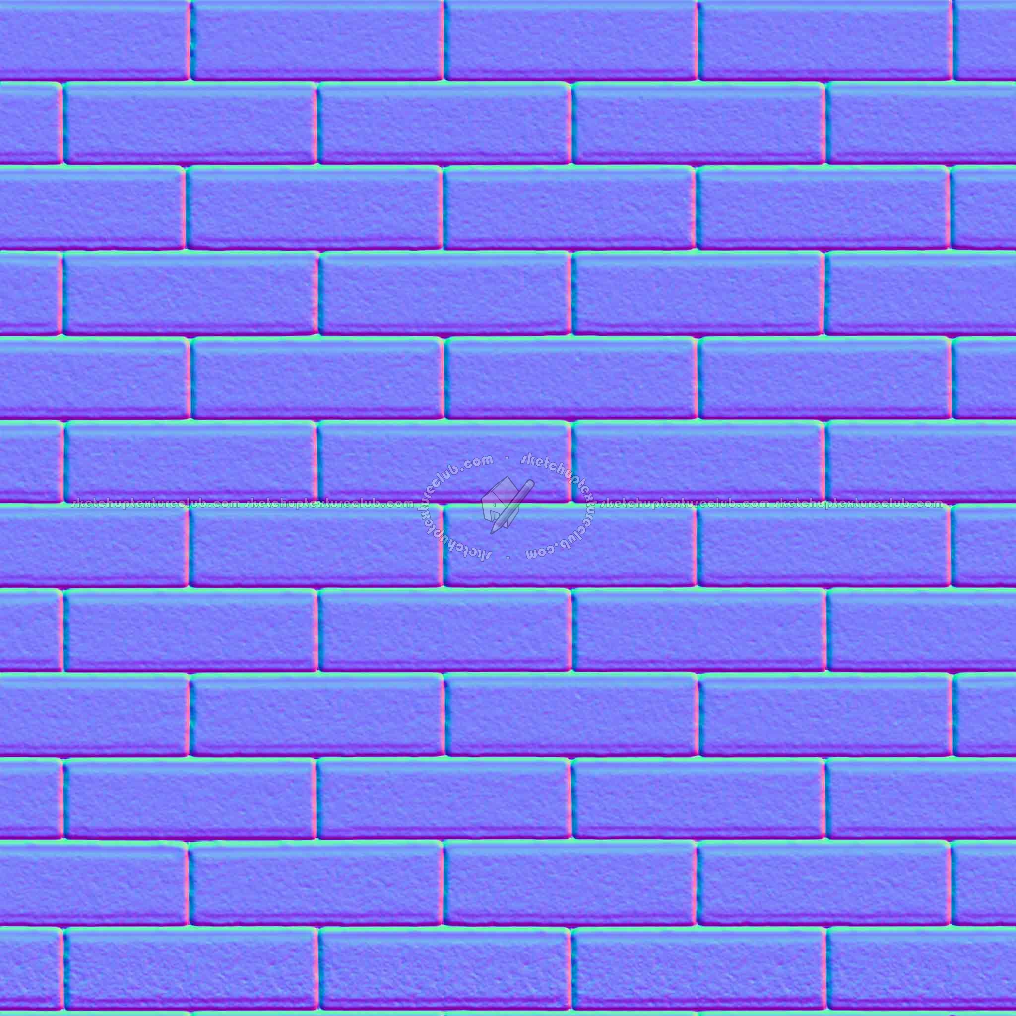 Textures   -   ARCHITECTURE   -   PAVING OUTDOOR   -   Concrete   -   Blocks regular  - Paving outdoor concrete regular block texture seamless 05682 - Normal