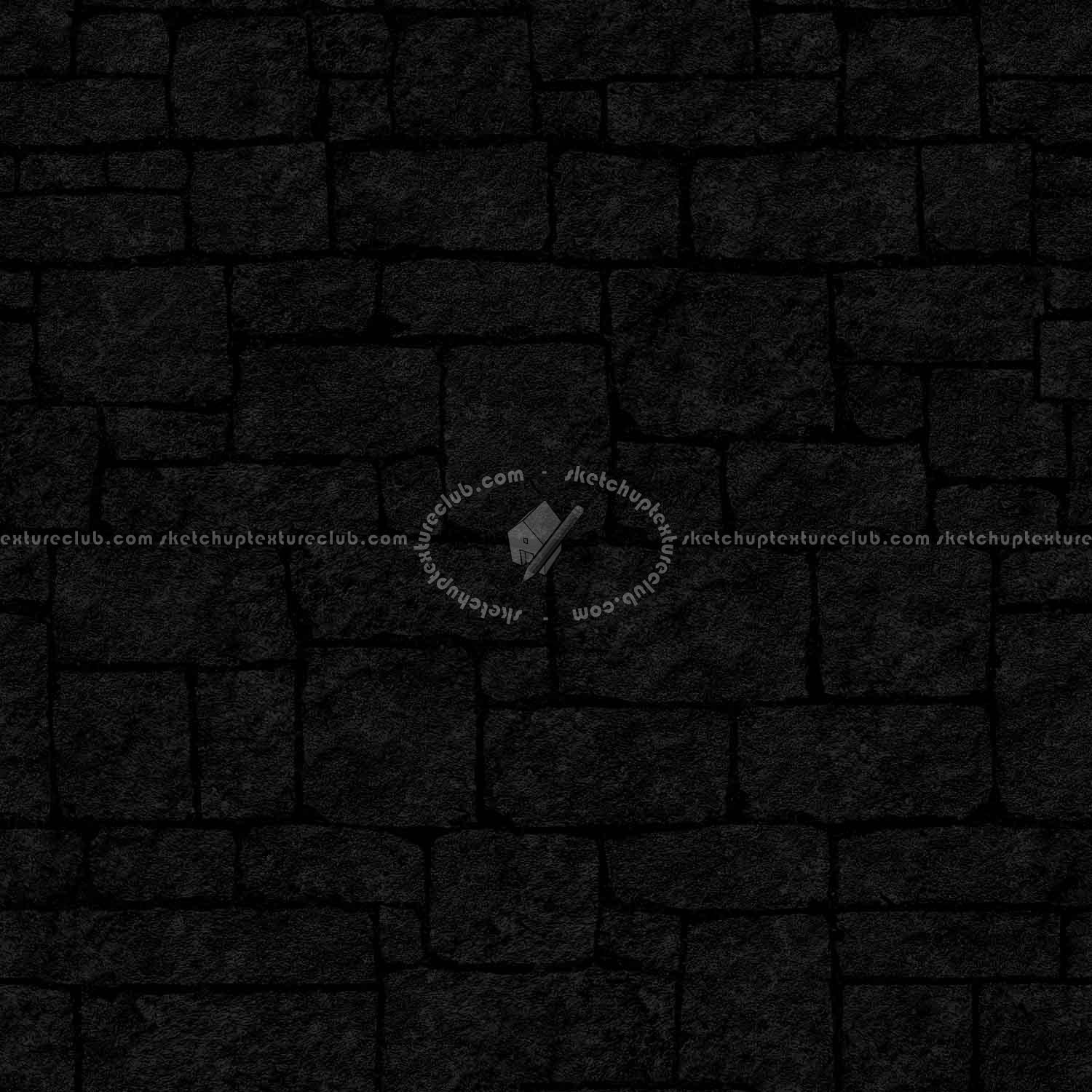 Textures   -   ARCHITECTURE   -   STONES WALLS   -   Stone blocks  - Wall stone with regular blocks texture seamless 08349 - Specular