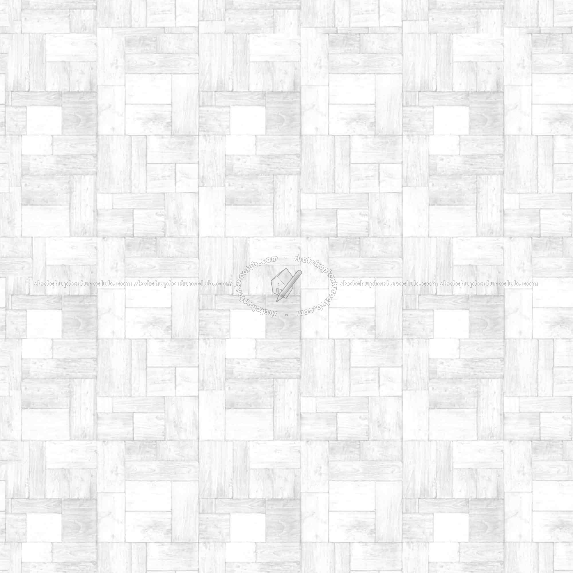 Textures   -   ARCHITECTURE   -   WOOD FLOORS   -   Parquet square  - Wood flooring square texture seamless 05441 - Ambient occlusion
