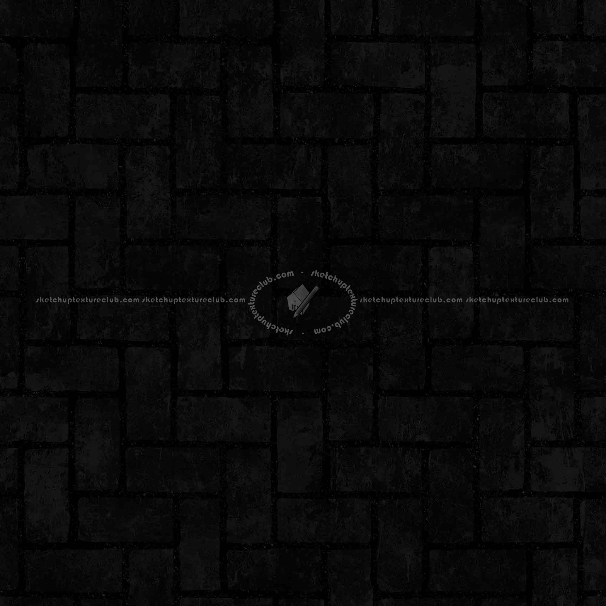 Textures   -   ARCHITECTURE   -   PAVING OUTDOOR   -   Concrete   -   Herringbone  - Concrete paving herringbone outdoor texture seamless 05847 - Specular