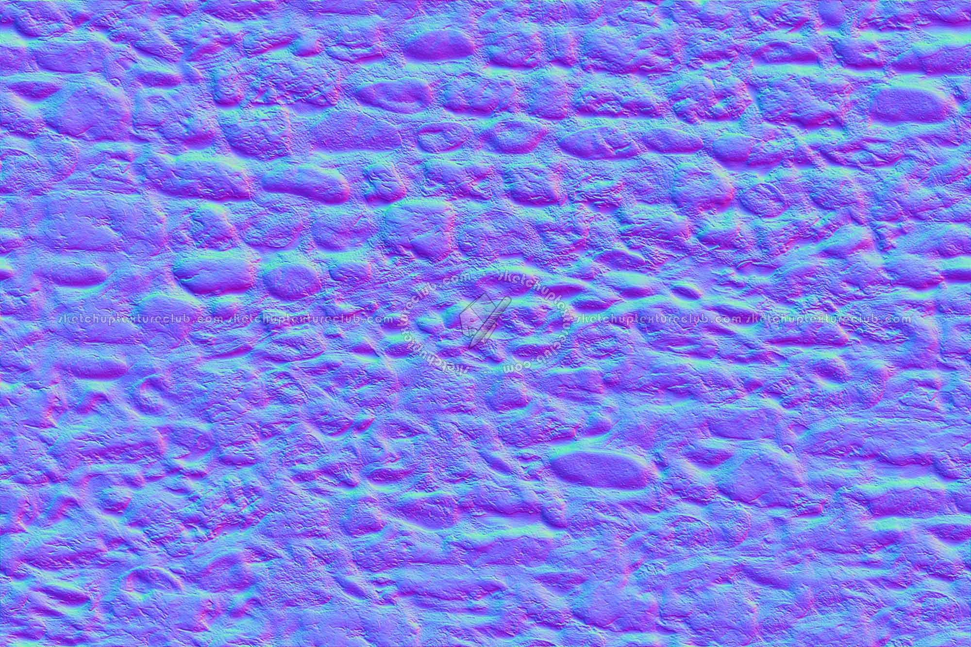 Textures   -   ARCHITECTURE   -   STONES WALLS   -   Damaged walls  - Damaged wall stone texture seamless 08292 - Normal