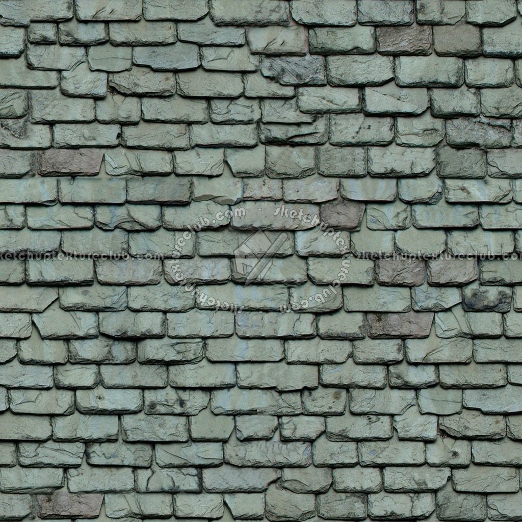 Textures   -   ARCHITECTURE   -   ROOFINGS   -   Slate roofs  - Dirty slate roofing texture seamless 03952 (seamless)