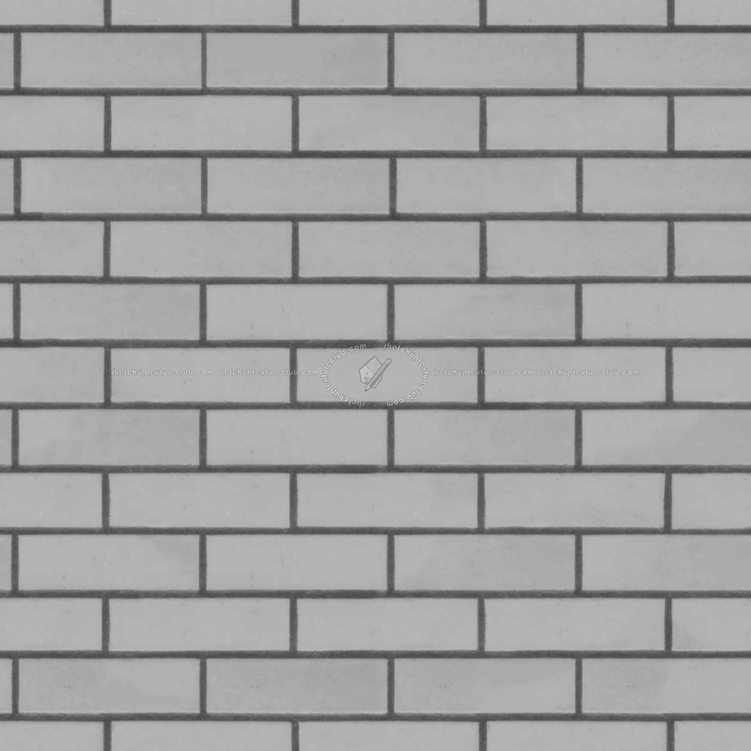 Textures   -   ARCHITECTURE   -   BRICKS   -   Facing Bricks   -   Smooth  - Facing smooth bricks texture seamless 00307 - Displacement