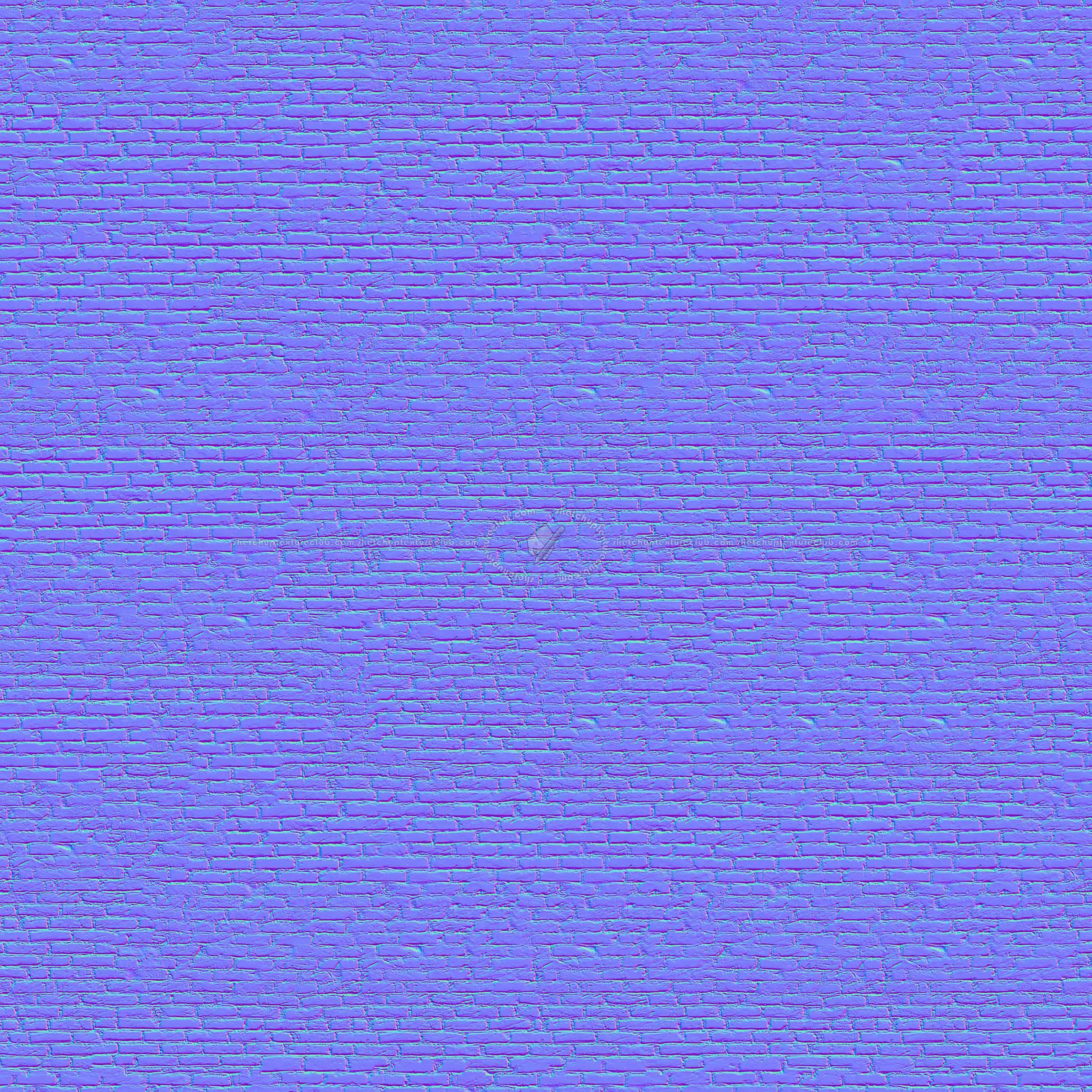 Textures   -   ARCHITECTURE   -   BRICKS   -   Old bricks  - Old bricks texture seamless 00392 - Normal