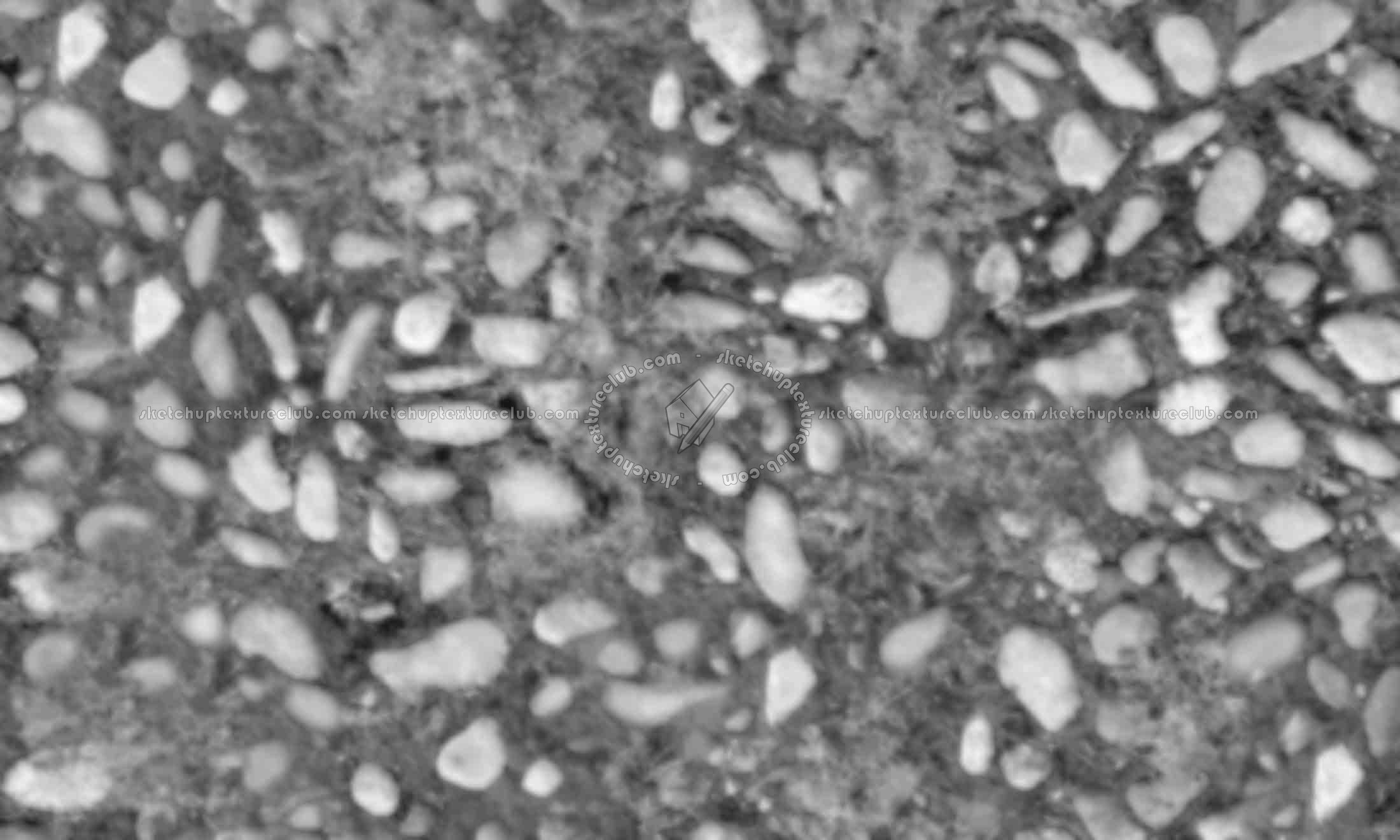 Textures   -   ARCHITECTURE   -   ROADS   -   Paving streets   -   Rounded cobble  - Rounded cobblestone with moss texture seamless 19348 - Displacement