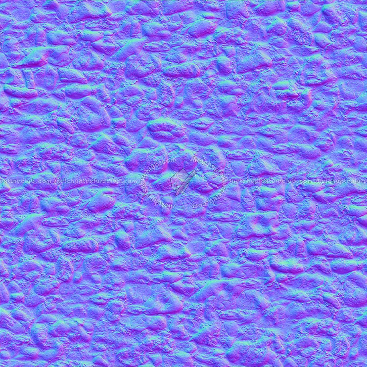 Textures   -   ARCHITECTURE   -   STONES WALLS   -   Damaged walls  - Damaged wall stone texture seamless 08694 - Normal