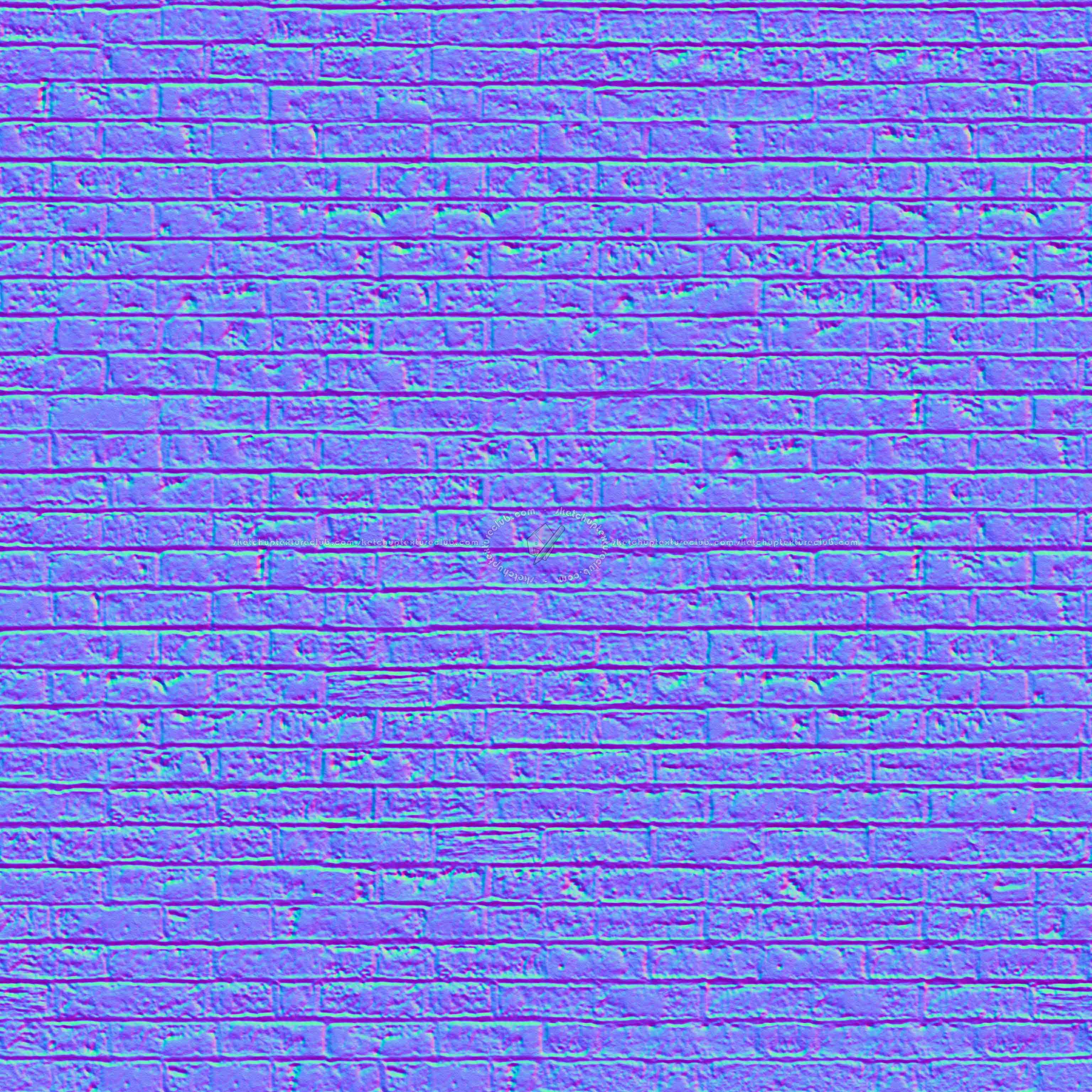 Textures   -   ARCHITECTURE   -   BRICKS   -   Old bricks  - Old bricks texture seamless 00393 - Normal