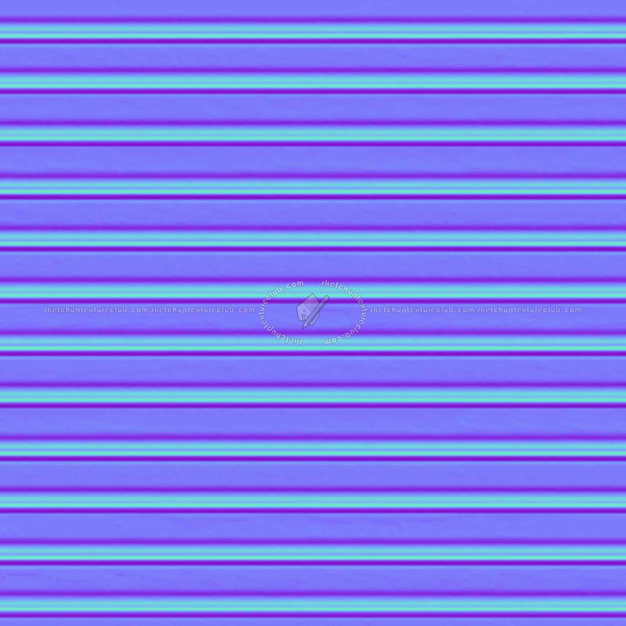 Textures   -   MATERIALS   -   METALS   -   Corrugated  - Painted corrugated metal texture seamless 09976 - Normal