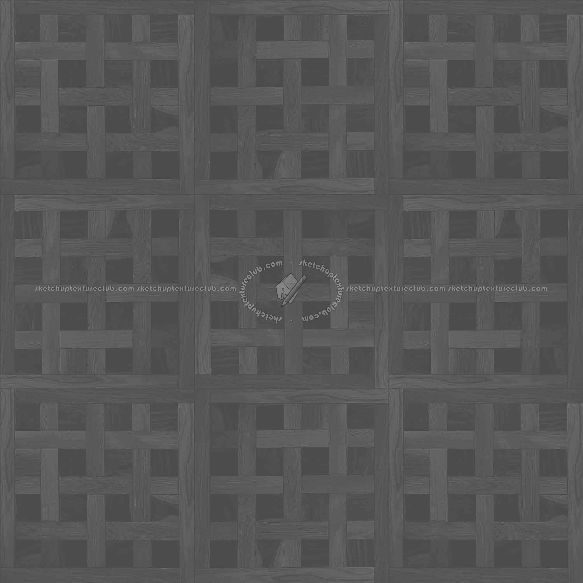 Textures   -   ARCHITECTURE   -   WOOD FLOORS   -   Parquet square  - Wood flooring square texture seamless 05443 - Specular