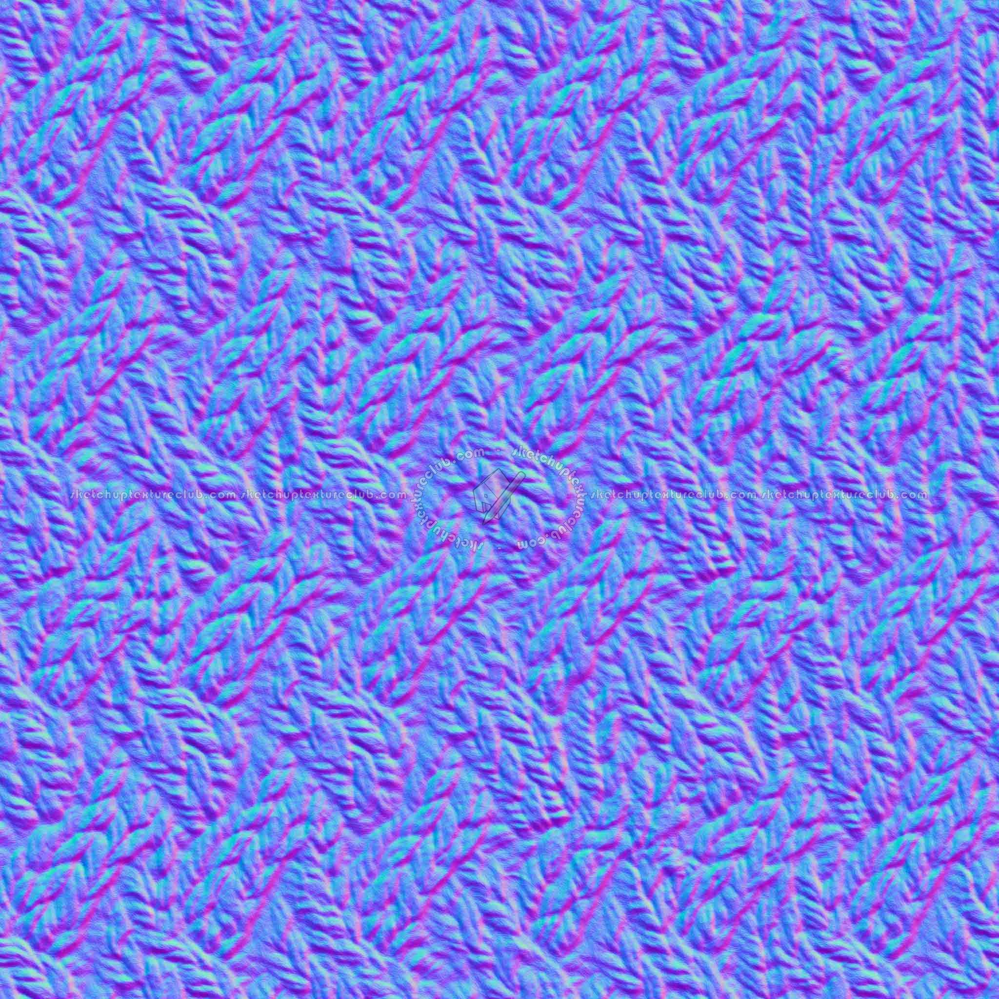 Textures   -   MATERIALS   -   FABRICS   -   Jersey  - wool knitted PBR texture seamless 21798 - Normal