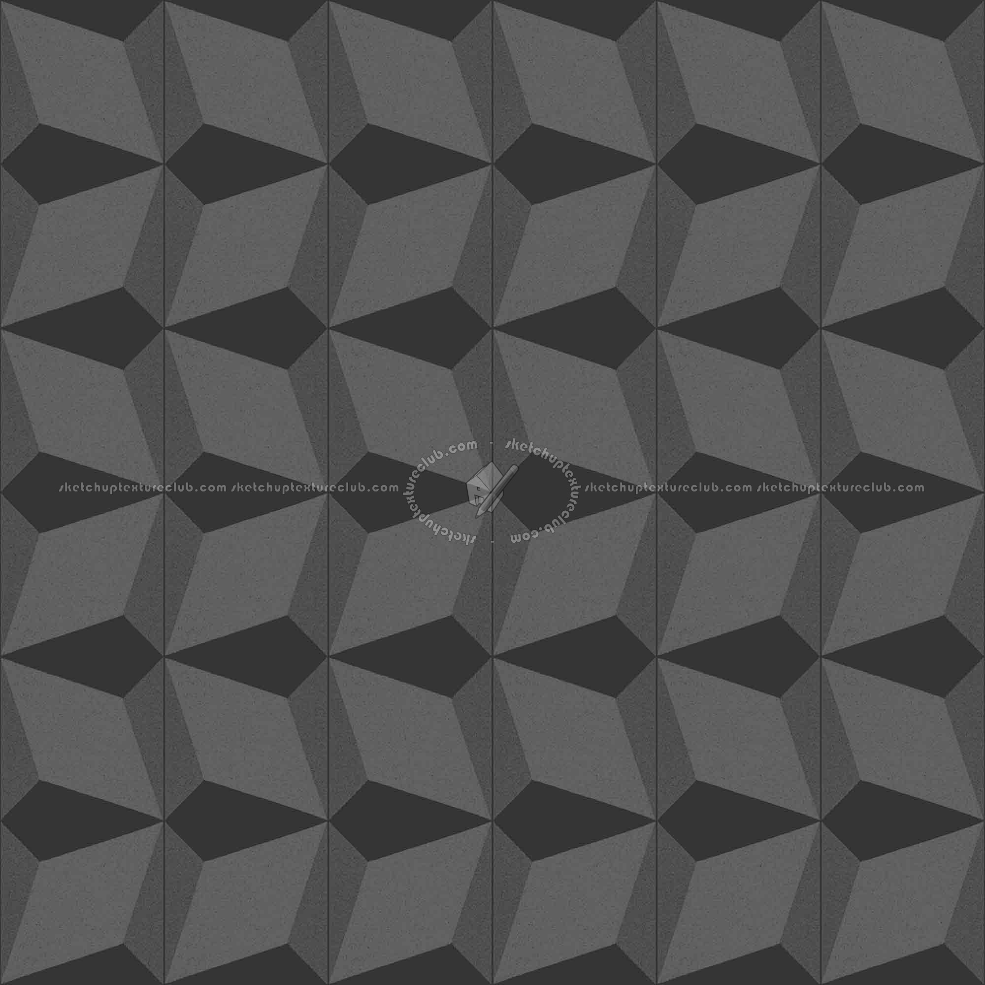 Textures   -   ARCHITECTURE   -   TILES INTERIOR   -   Cement - Encaustic   -   Cement  - Cement concrete tile texture seamless 13321 - Specular