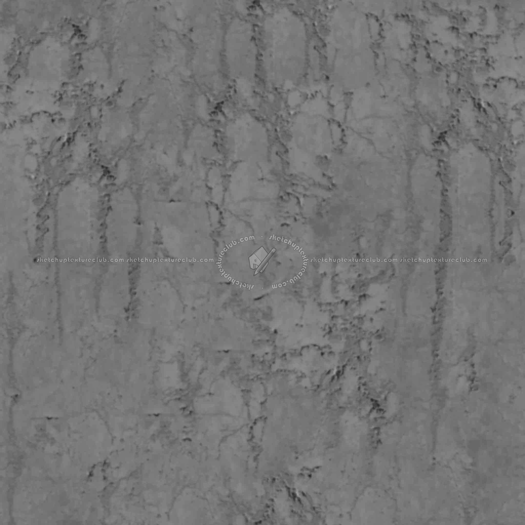 Textures   -   ARCHITECTURE   -   CONCRETE   -   Bare   -   Damaged walls  - Concrete bare damaged texture seamless 01365 - Displacement