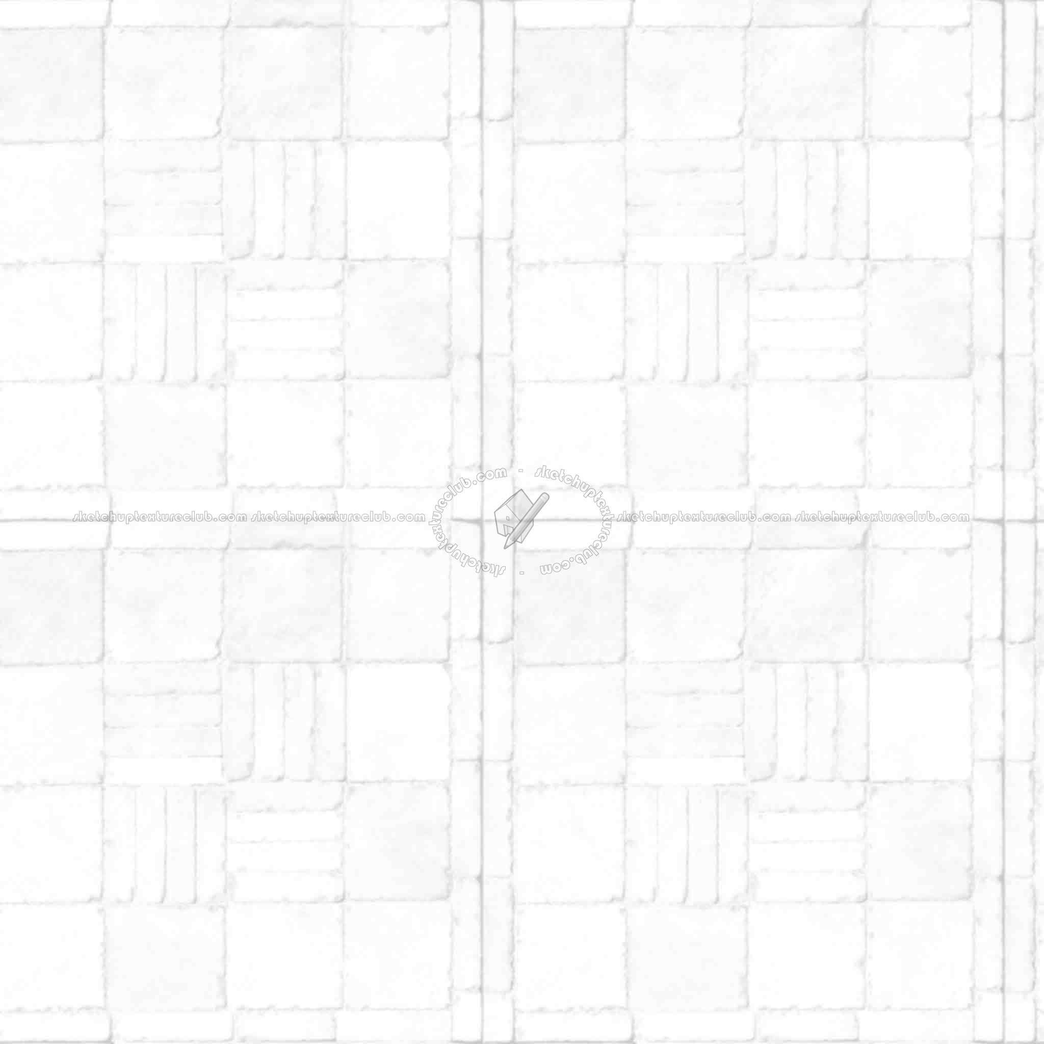 Textures   -   ARCHITECTURE   -   PAVING OUTDOOR   -   Concrete   -   Blocks damaged  - Concrete paving outdoor damaged texture seamless 05485 - Ambient occlusion