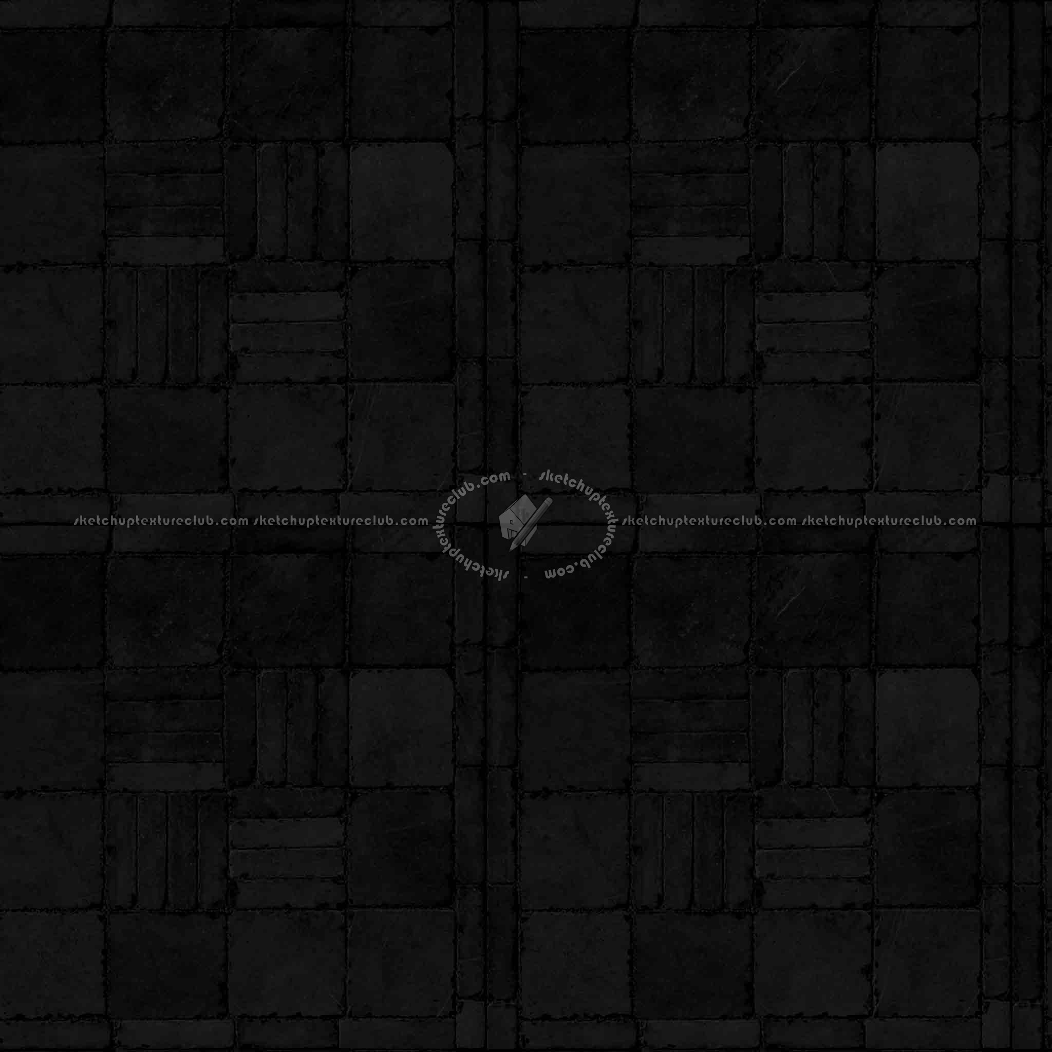 Textures   -   ARCHITECTURE   -   PAVING OUTDOOR   -   Concrete   -   Blocks damaged  - Concrete paving outdoor damaged texture seamless 05485 - Specular