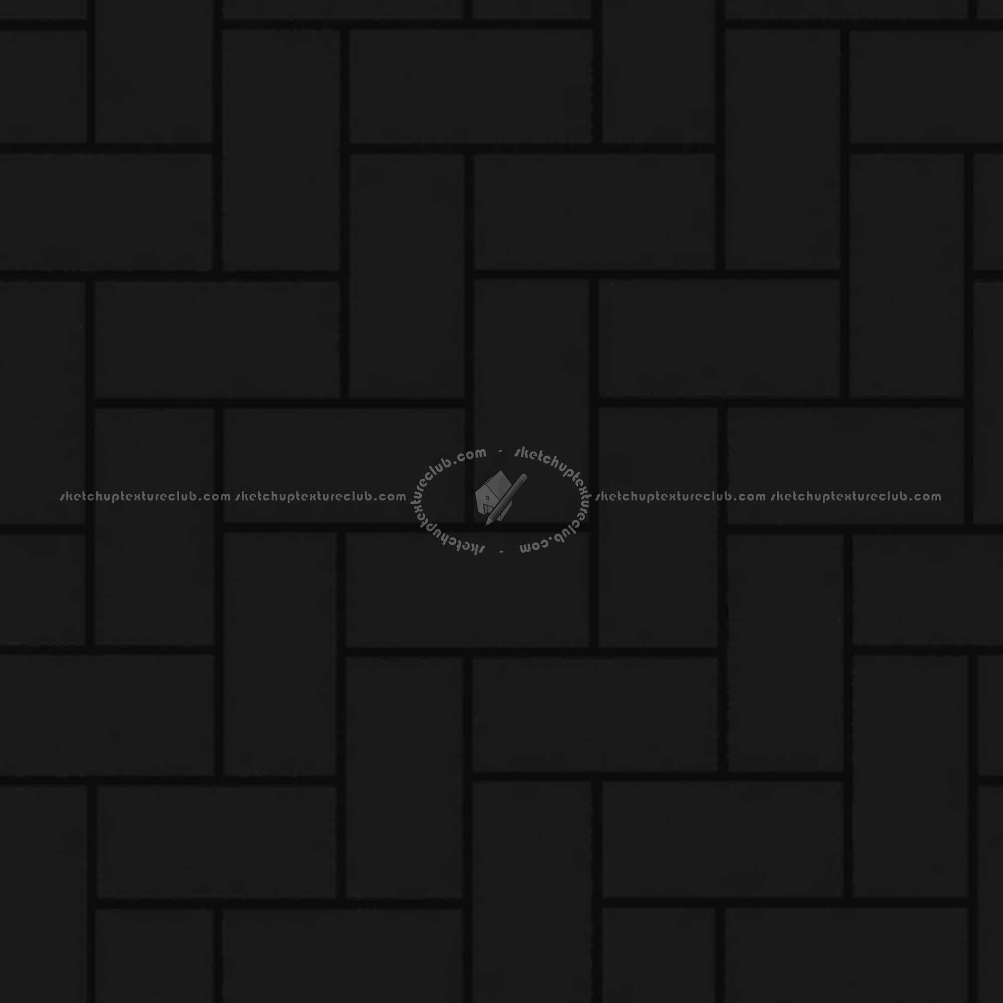 Textures   -   ARCHITECTURE   -   PAVING OUTDOOR   -   Concrete   -   Herringbone  - Concrete paving herringbone outdoor texture seamless 05798 - Specular