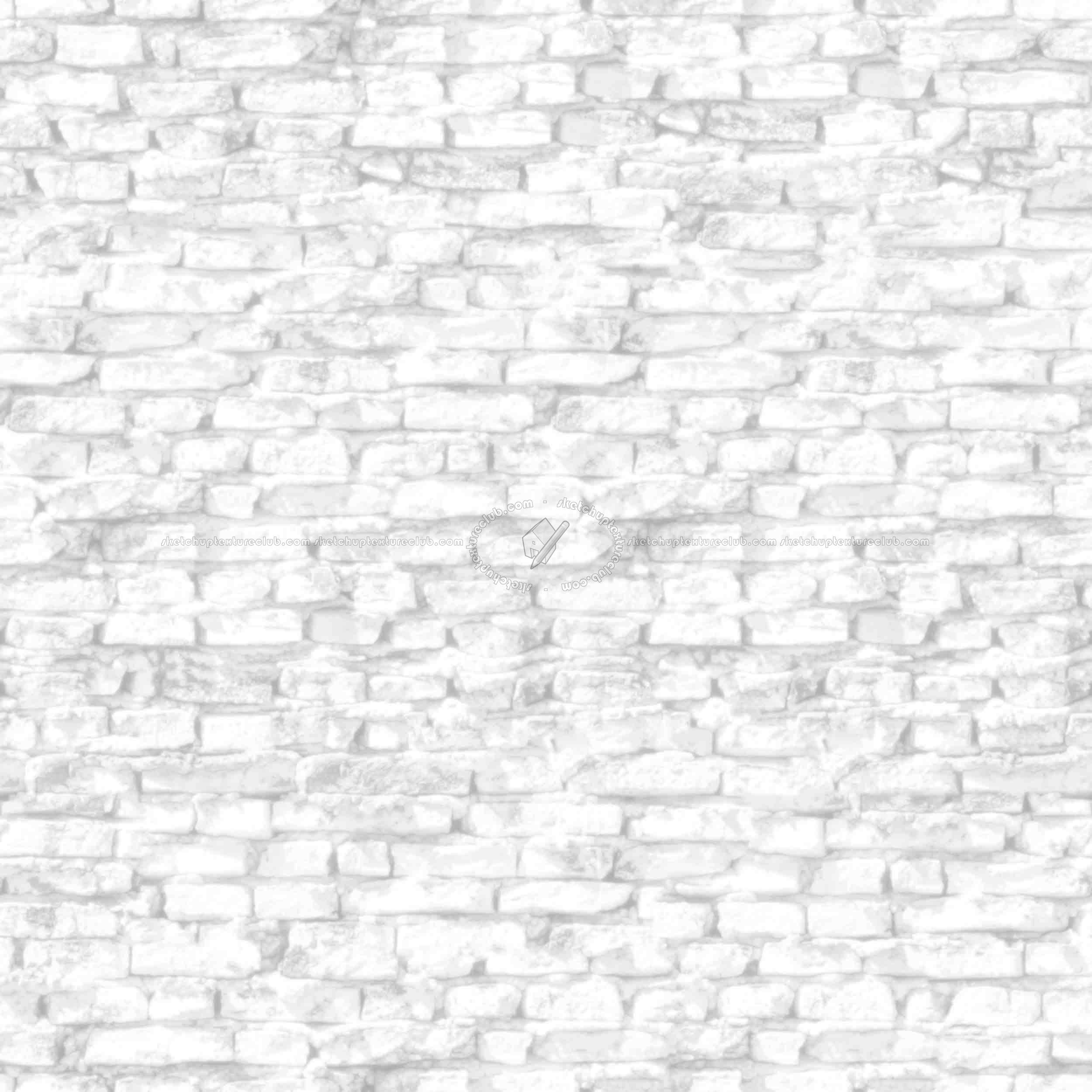 Textures   -   ARCHITECTURE   -   BRICKS   -   Damaged bricks  - Damaged bricks texture seamless 00107 - Ambient occlusion