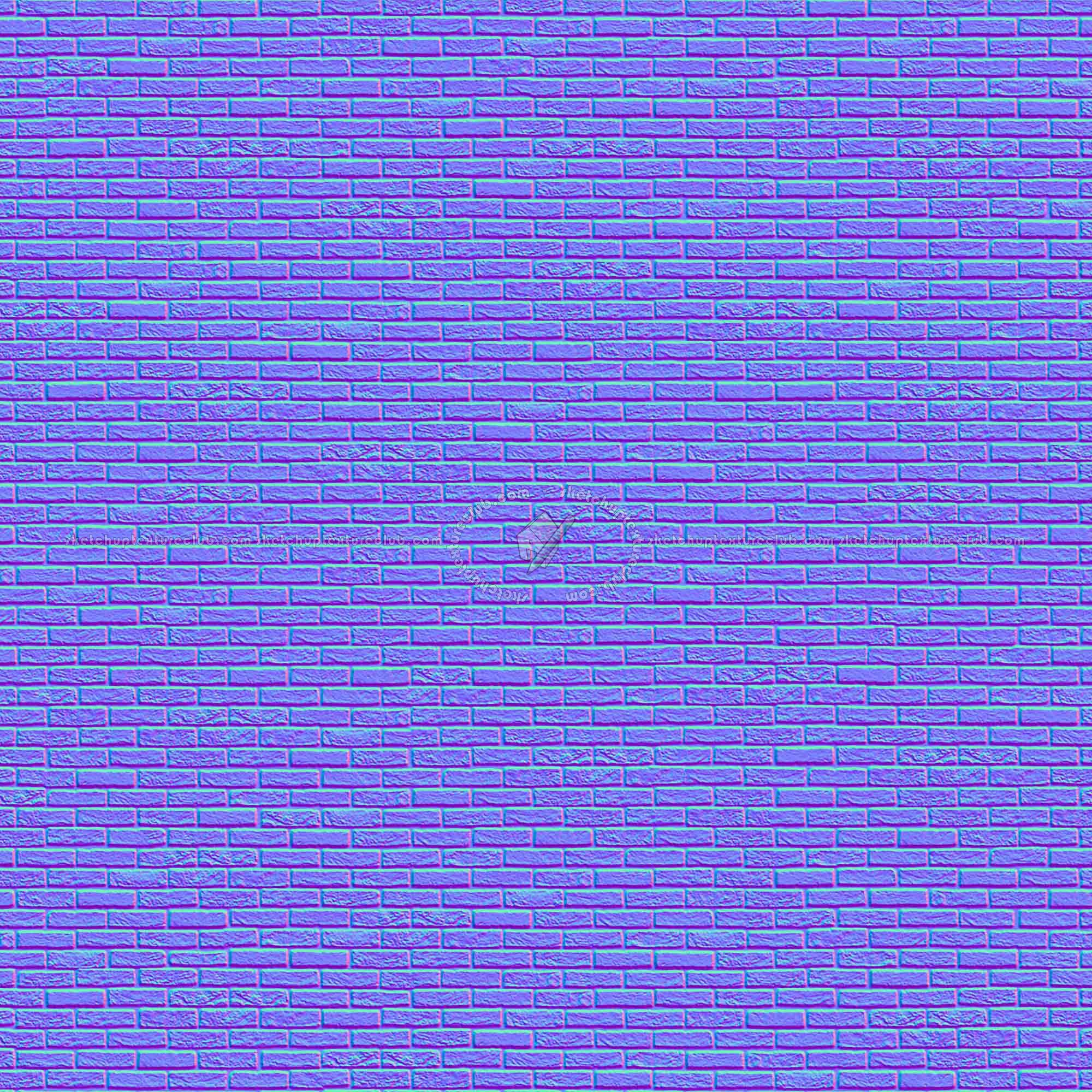 Textures   -   ARCHITECTURE   -   BRICKS   -   Facing Bricks   -   Rustic  - Rustic bricks texture seamless 00179 - Normal