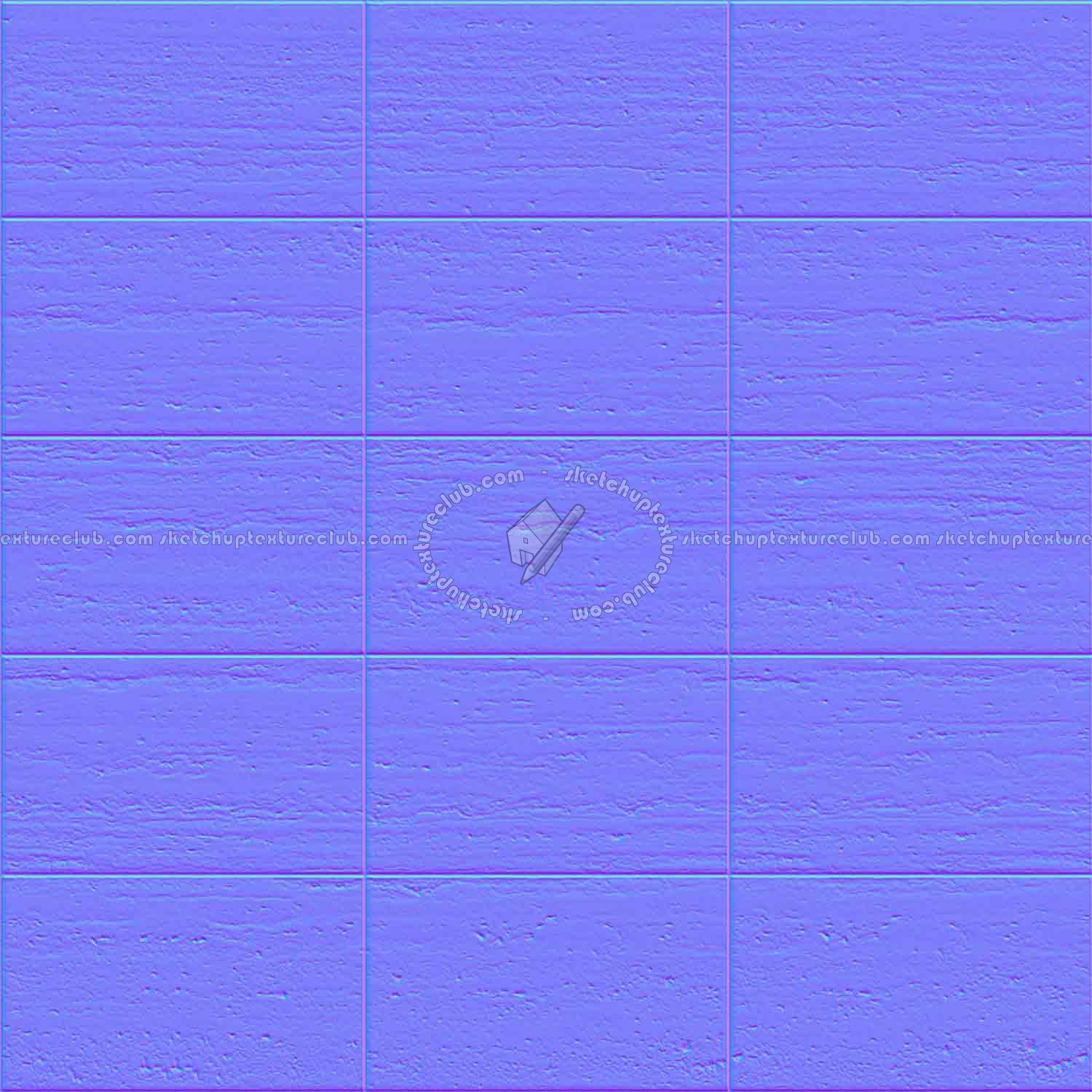 Textures   -   ARCHITECTURE   -   MARBLE SLABS   -   Marble wall cladding  - Travertine wall cladding texture seamless 20821 - Normal