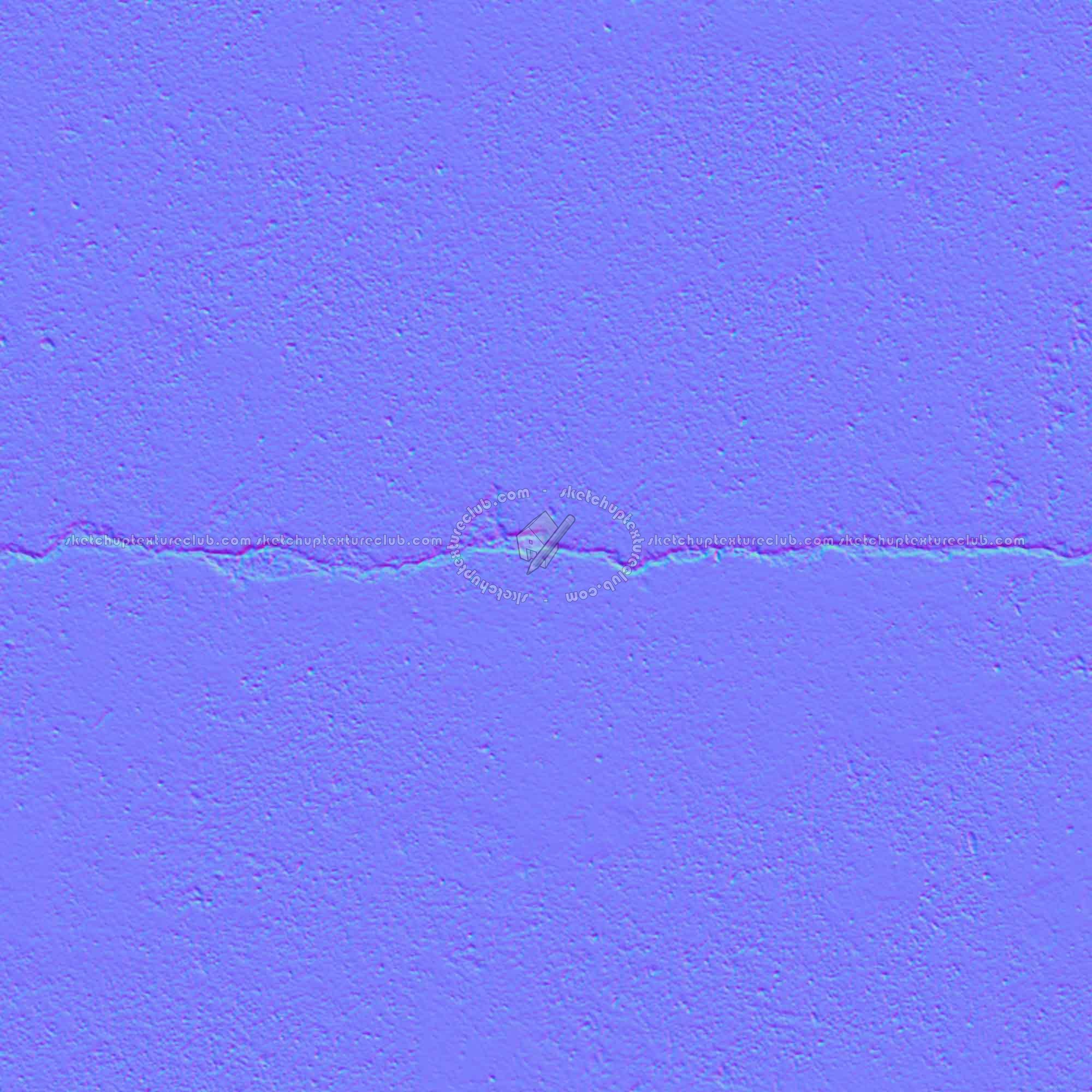 Textures   -   ARCHITECTURE   -   CONCRETE   -   Bare   -   Damaged walls  - Concrete bare damaged texture seamless 01419 - Normal