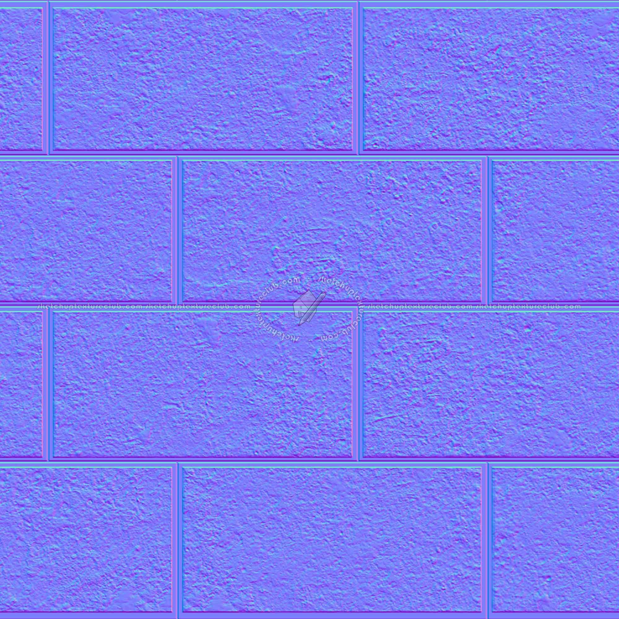 Textures   -   ARCHITECTURE   -   CONCRETE   -   Plates   -   Dirty  - Concrete dirt plates wall texture seamless 01784 - Normal