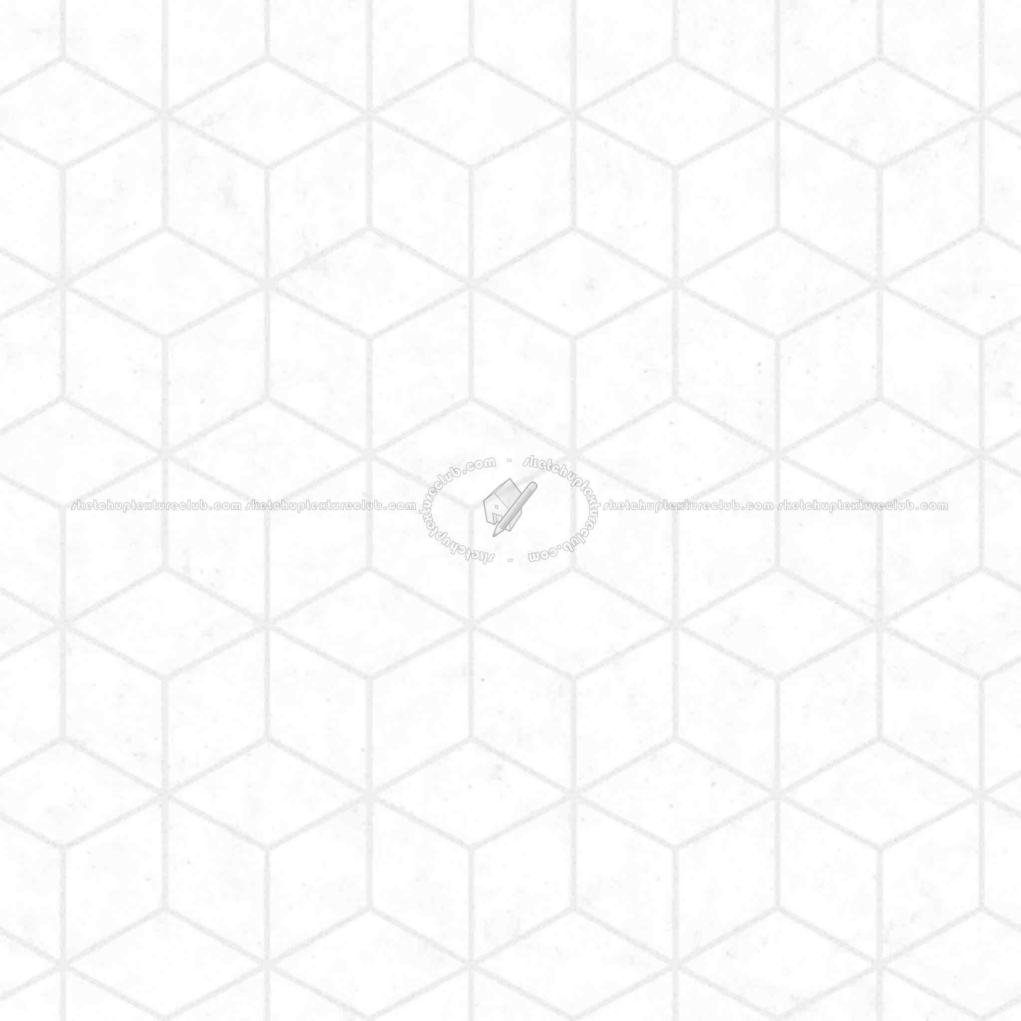 Textures   -   ARCHITECTURE   -   PAVING OUTDOOR   -   Hexagonal  - Concrete paving hexagon PBR texture seamless 21841 - Ambient occlusion