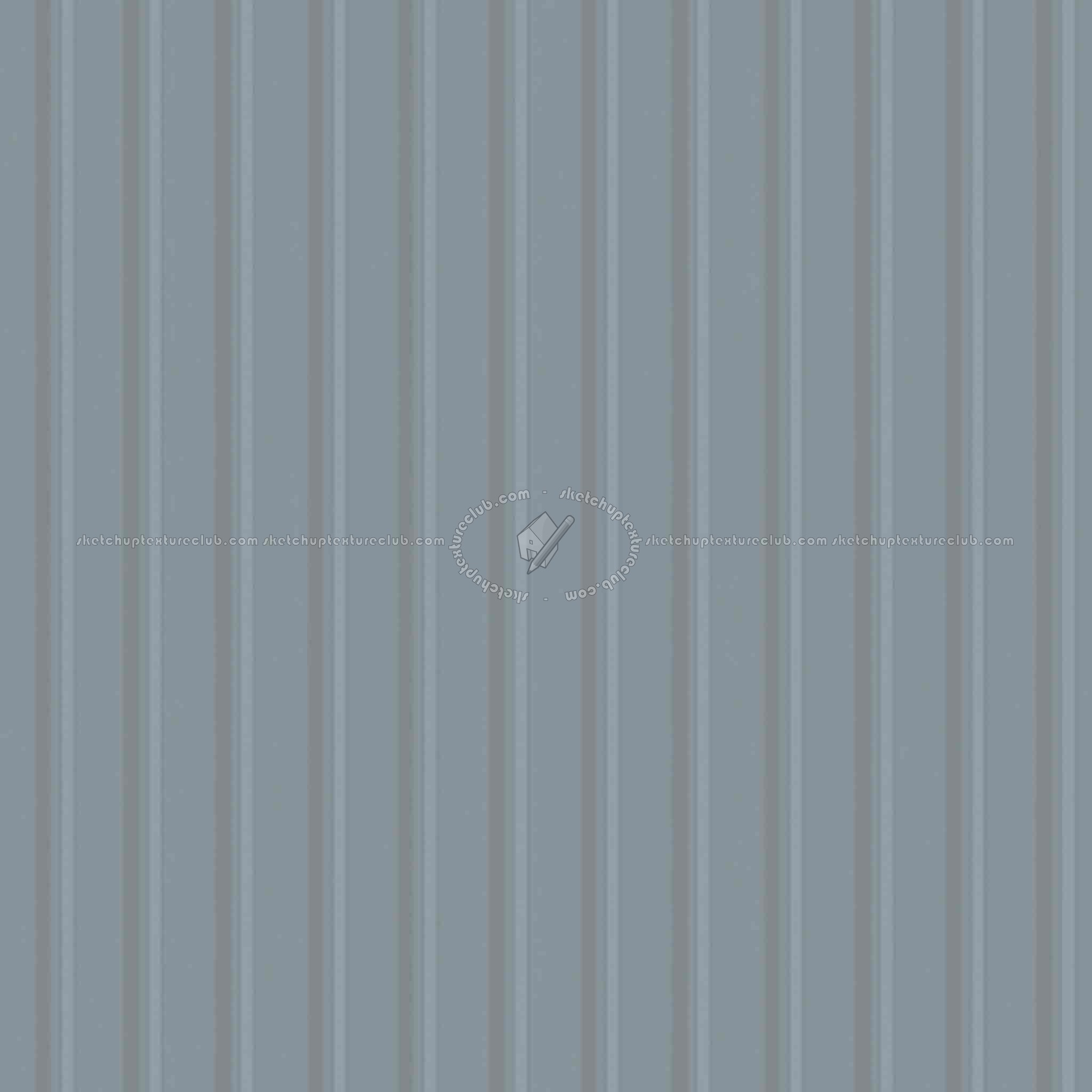 Textures   -   MATERIALS   -   METALS   -   Corrugated  - Painted corrugated metal texture seamless 09977 - Specular