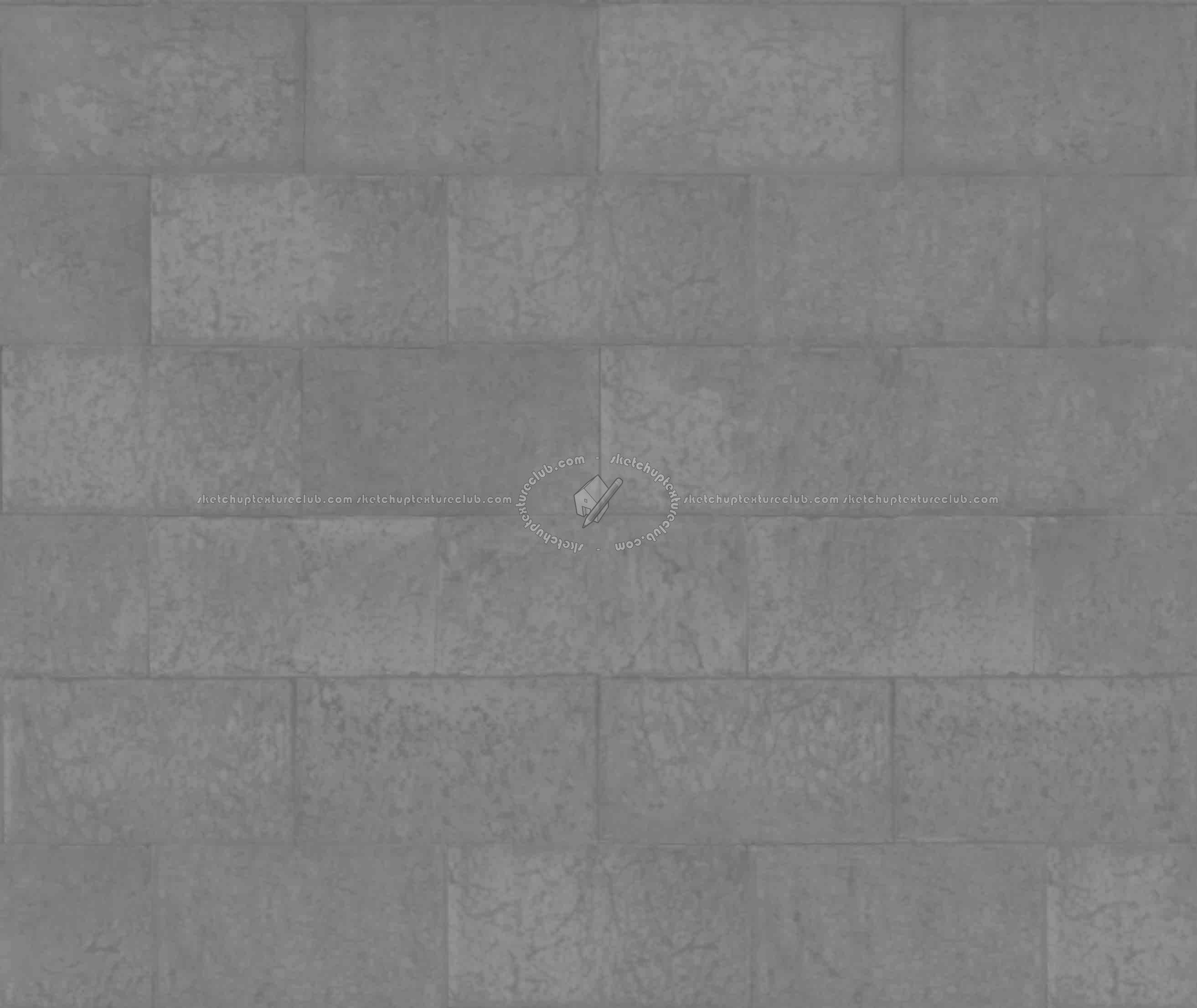 Textures   -   ARCHITECTURE   -   PAVING OUTDOOR   -   Pavers stone   -   Blocks mixed  - Pavers stone mixed size texture seamless 06146 - Displacement