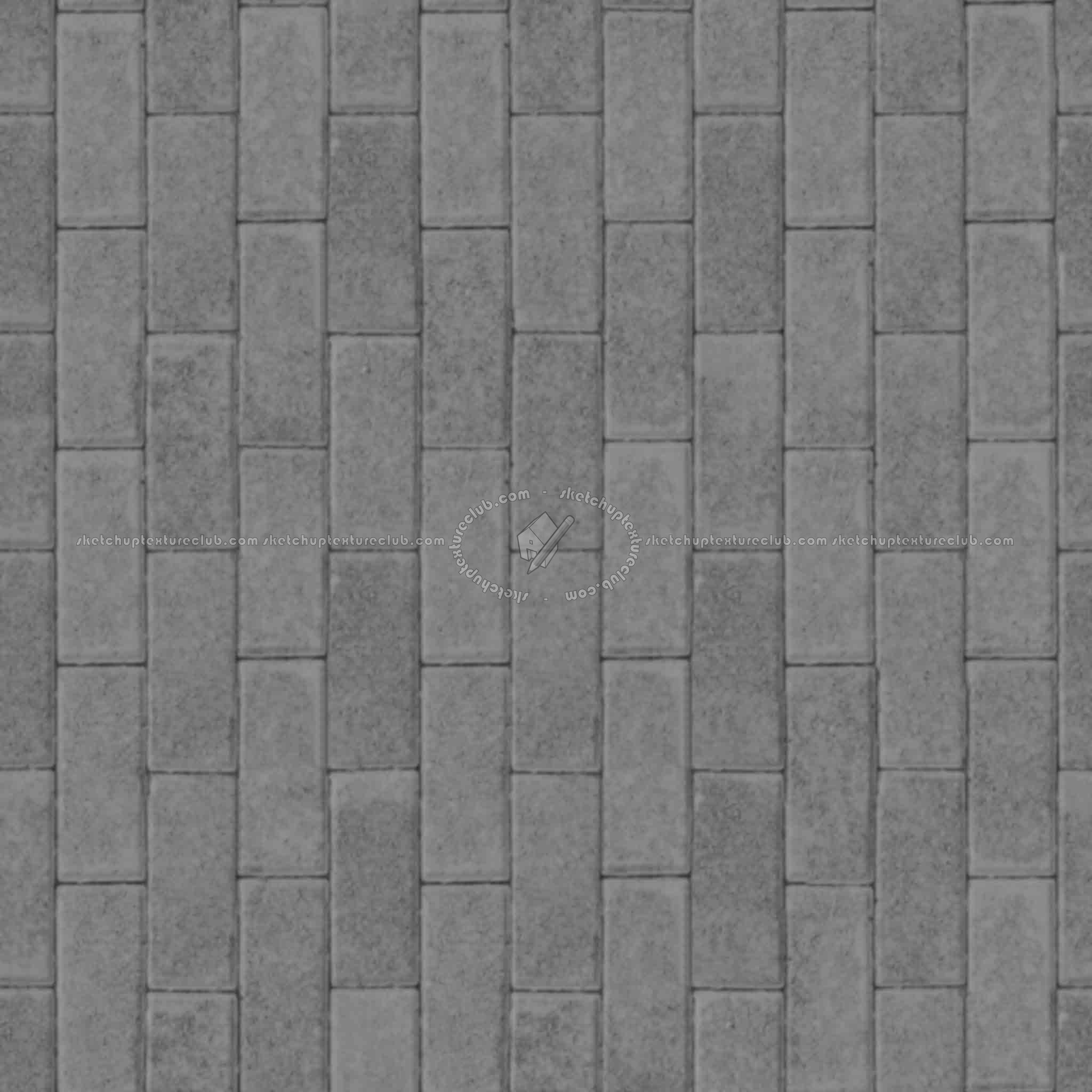 Textures   -   ARCHITECTURE   -   PAVING OUTDOOR   -   Concrete   -   Blocks regular  - Paving outdoor concrete regular block texture seamless 05685 - Displacement