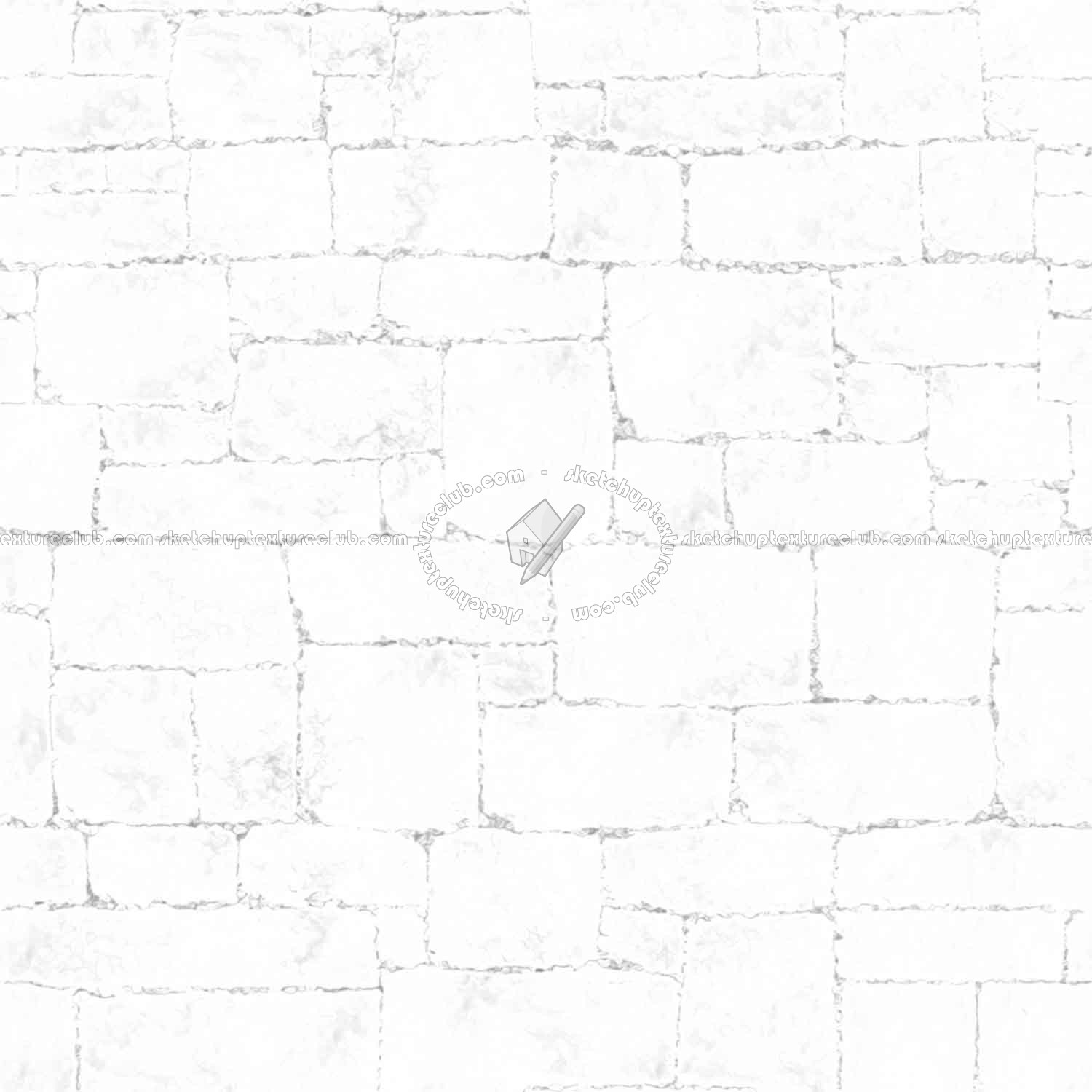 Textures   -   ARCHITECTURE   -   STONES WALLS   -   Stone blocks  - Wall stone with regular blocks texture seamless 08352 - Ambient occlusion