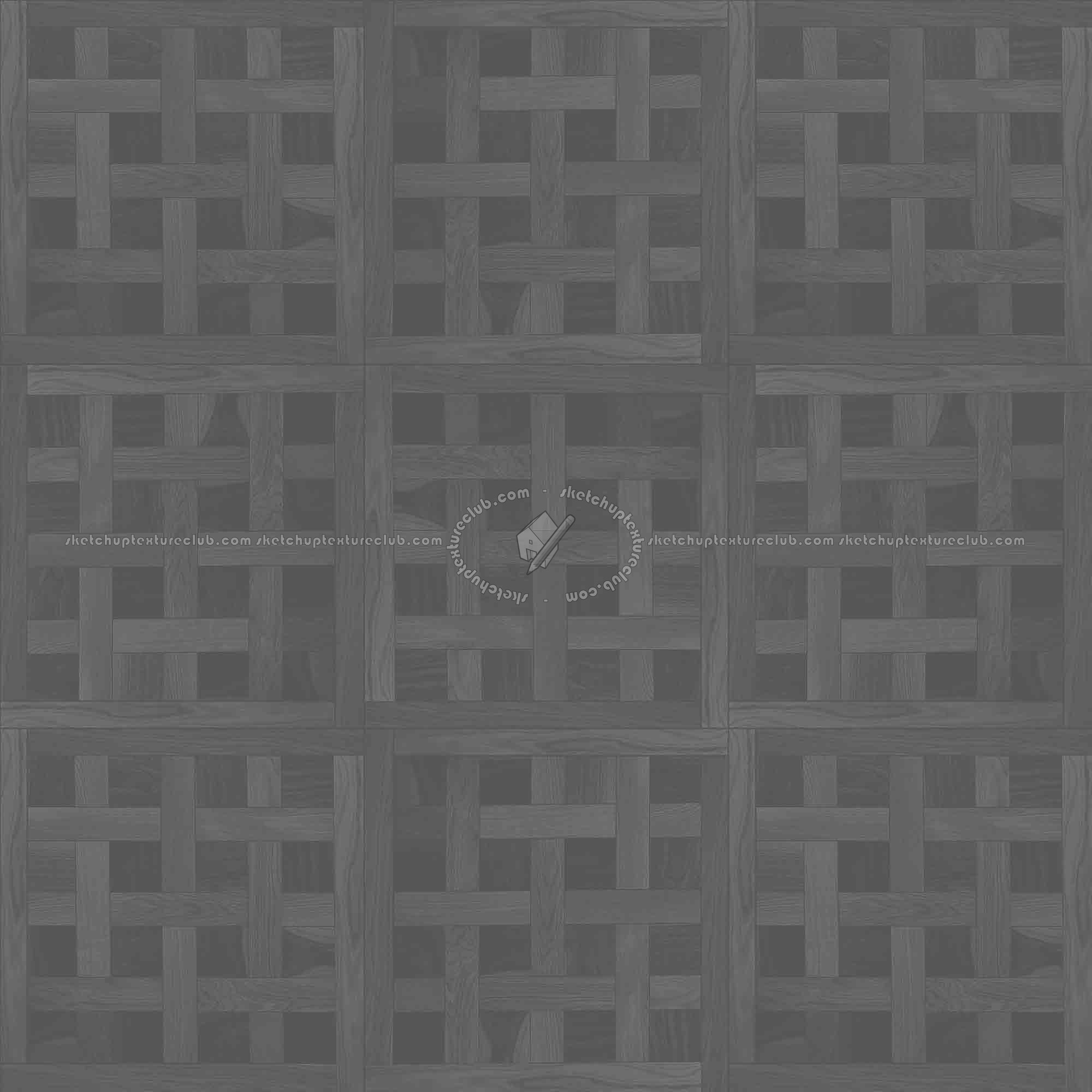 Textures   -   ARCHITECTURE   -   WOOD FLOORS   -   Parquet square  - Wood flooring square texture seamless 05444 - Specular