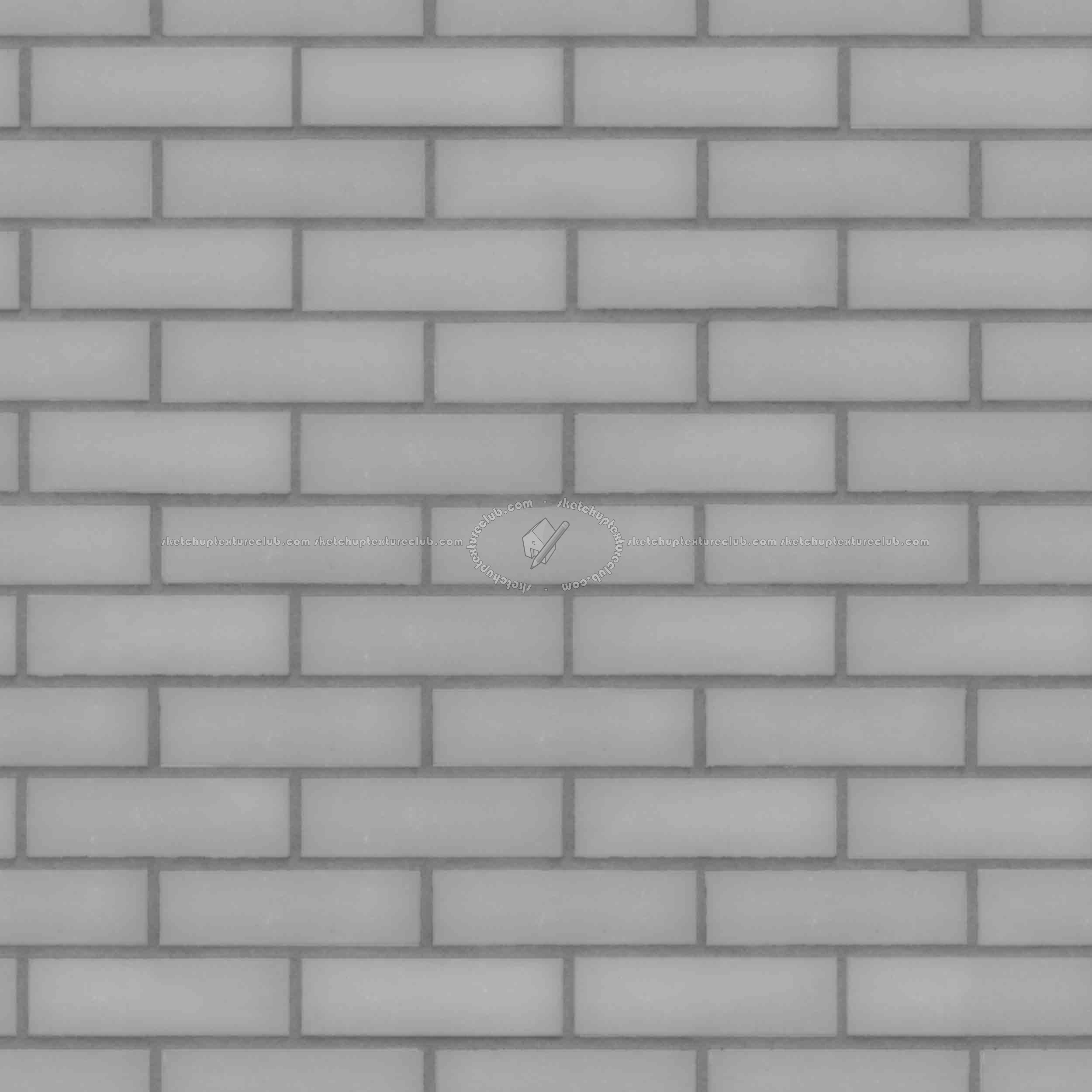 Textures   -   ARCHITECTURE   -   BRICKS   -   Facing Bricks   -   Smooth  - Facing smooth bricks texture seamless 00310 - Displacement