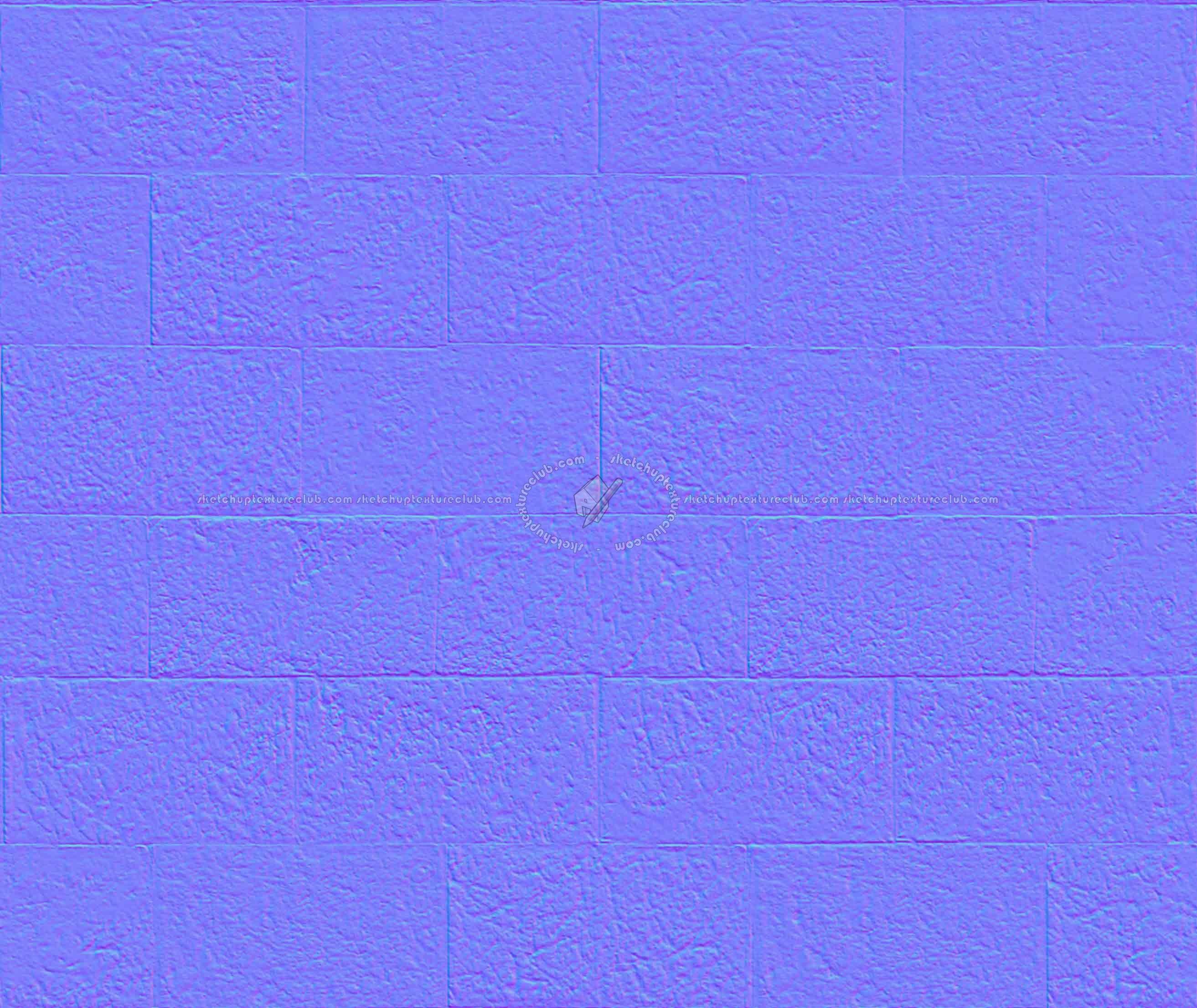 Textures   -   ARCHITECTURE   -   PAVING OUTDOOR   -   Pavers stone   -   Blocks mixed  - Pavers stone mixed size texture seamless 06147 - Normal