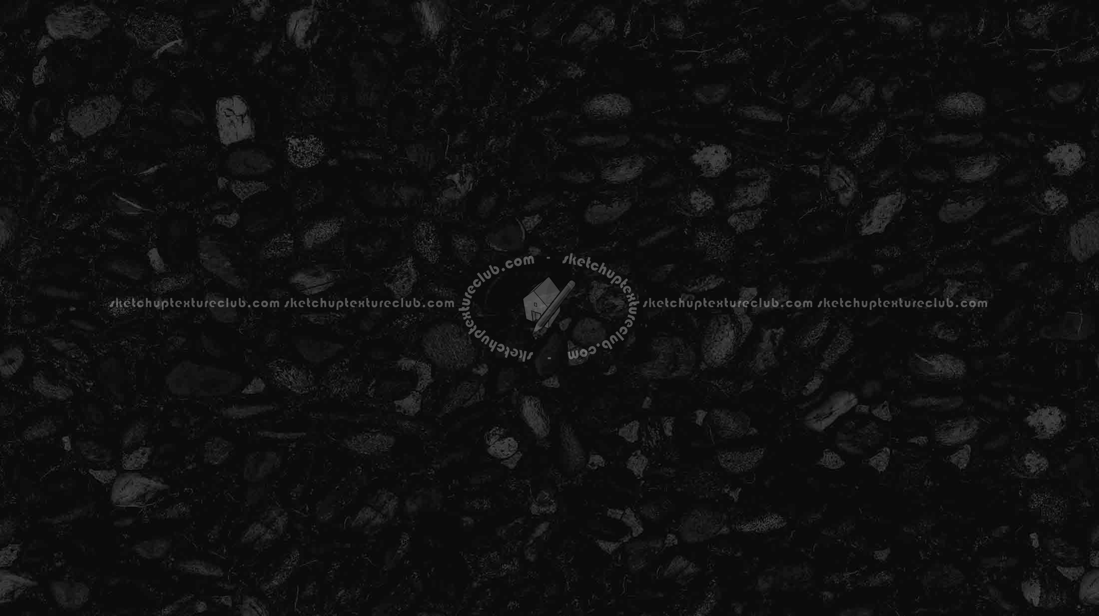 Textures   -   ARCHITECTURE   -   ROADS   -   Paving streets   -   Rounded cobble  - Road wet rounded cobblestone texture seamless 19736 - Specular