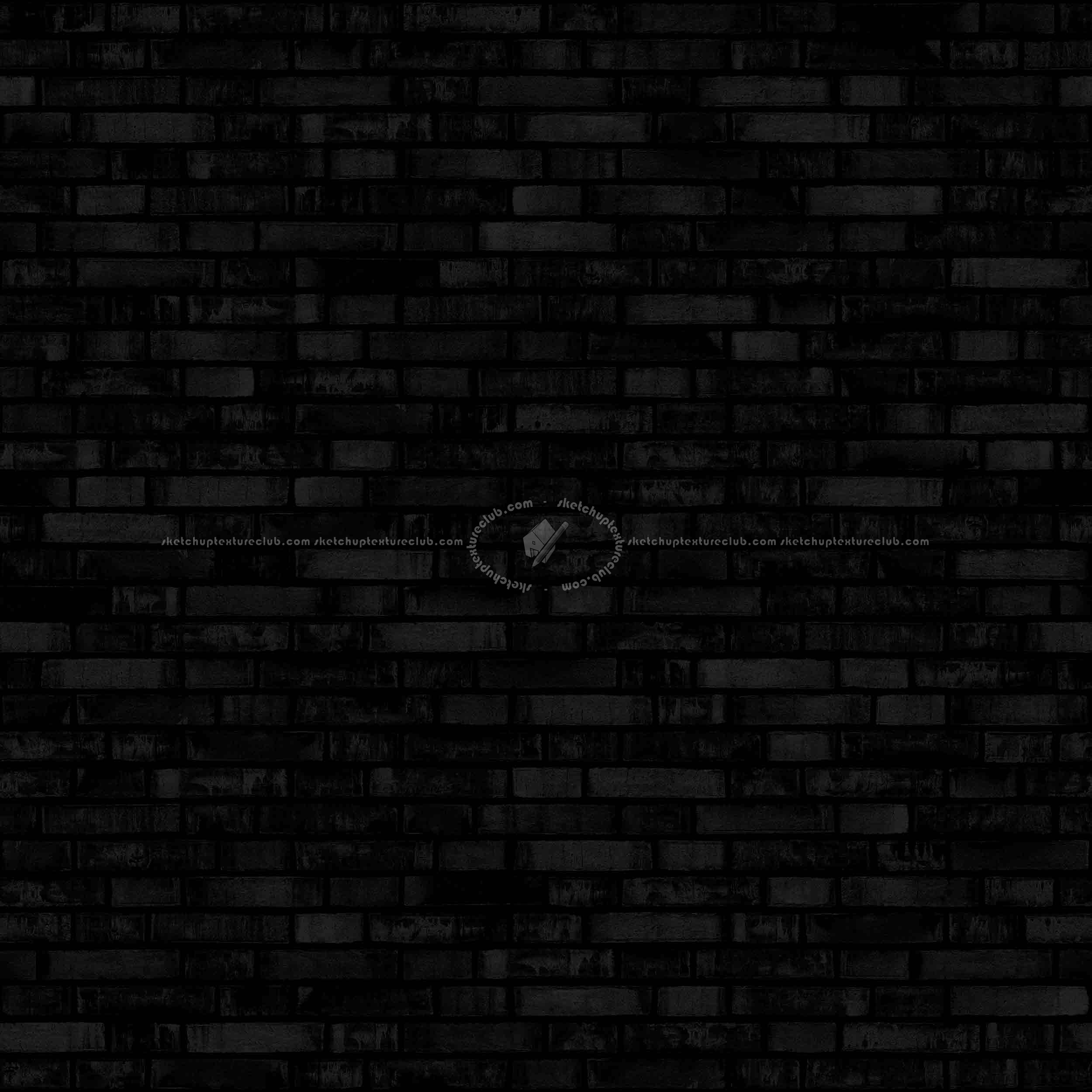 Textures   -   ARCHITECTURE   -   BRICKS   -   Facing Bricks   -   Rustic  - Rustic bricks texture seamless 00234 - Specular