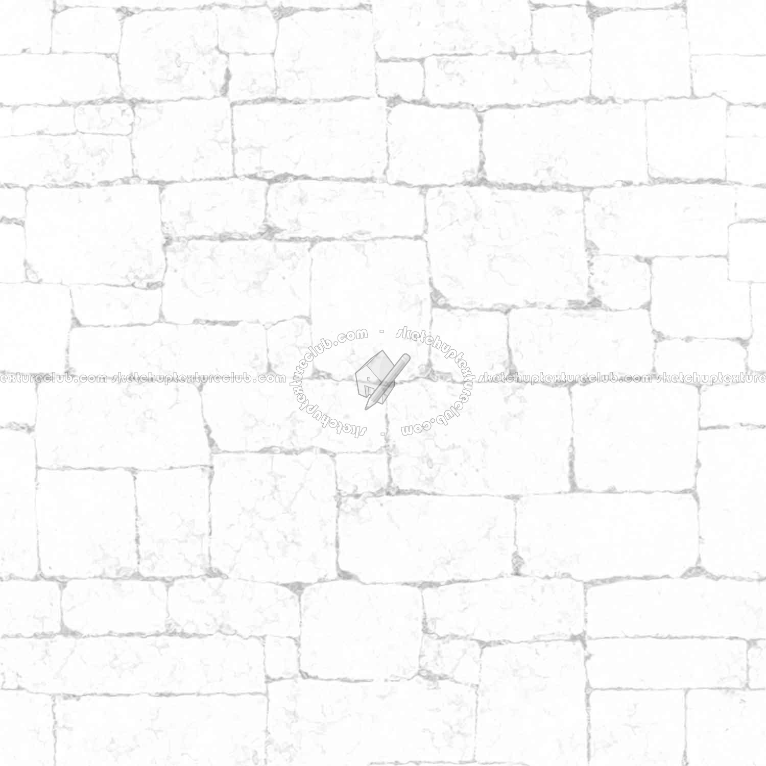 Textures   -   ARCHITECTURE   -   STONES WALLS   -   Stone blocks  - Wall stone with regular blocks texture seamless 08353 - Ambient occlusion