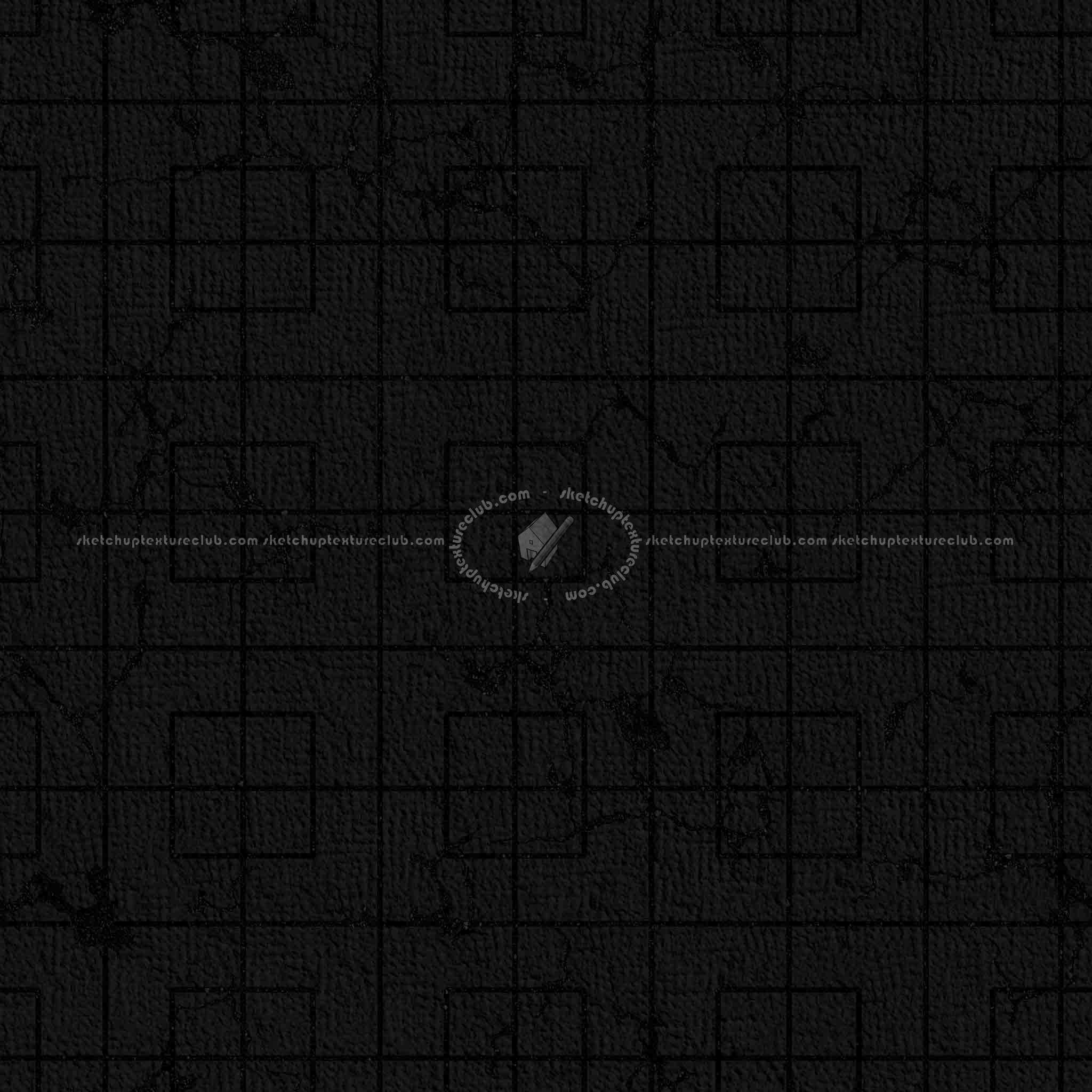 Textures   -   ARCHITECTURE   -   PAVING OUTDOOR   -   Concrete   -   Blocks damaged  - Concrete paving outdoor damaged texture seamless 05541 - Specular