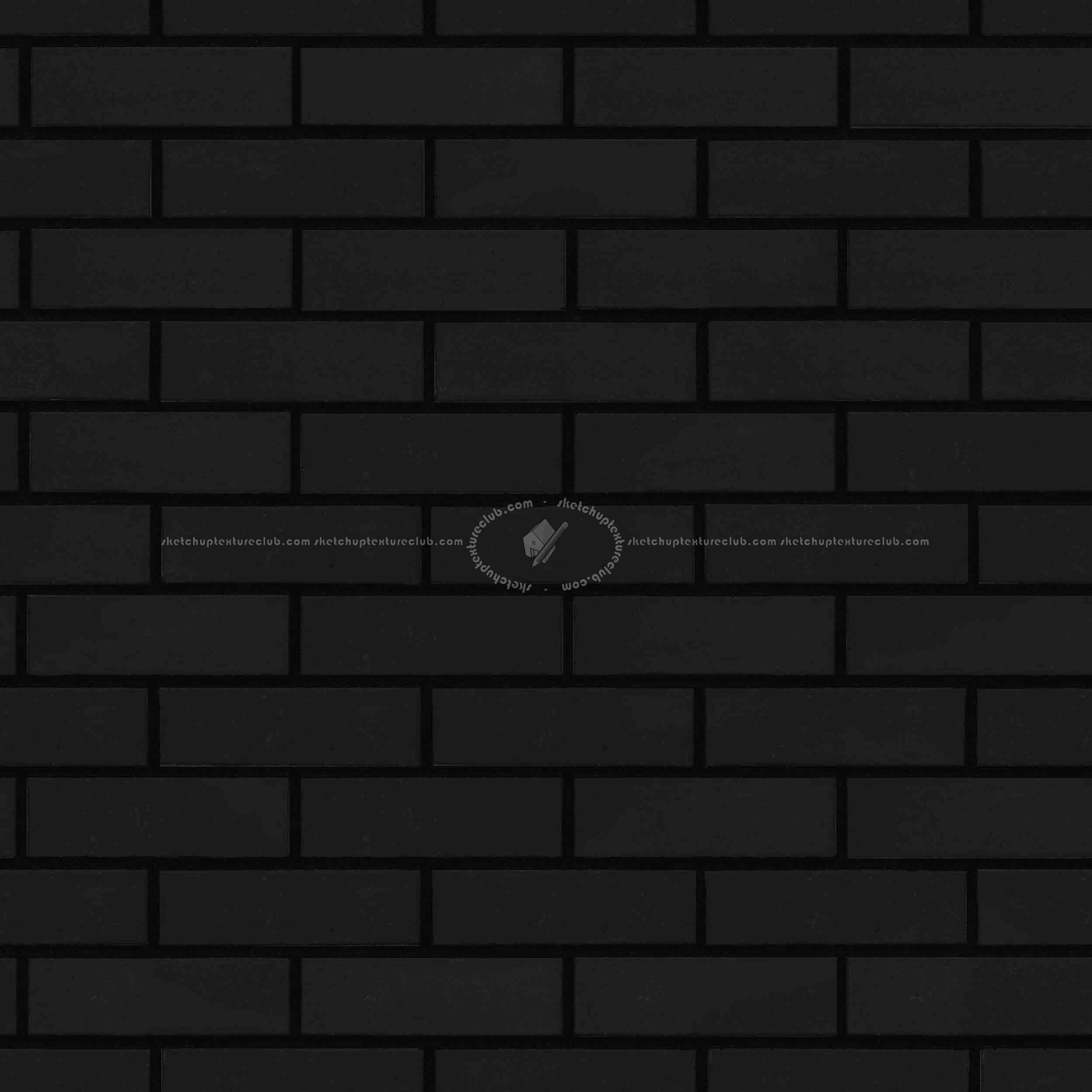 Textures   -   ARCHITECTURE   -   BRICKS   -   Facing Bricks   -   Smooth  - Facing smooth bricks texture seamless 00311 - Specular