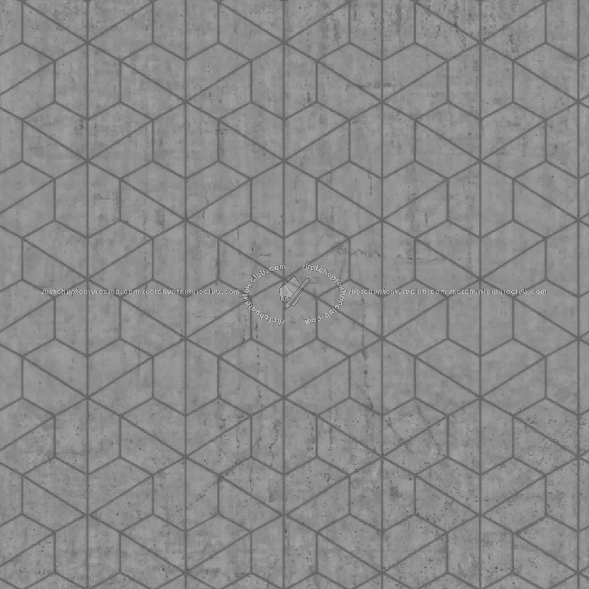 Textures   -   ARCHITECTURE   -   PAVING OUTDOOR   -   Concrete   -   Blocks mixed  - Paving concrete mixed size texture seamless 05622 - Displacement