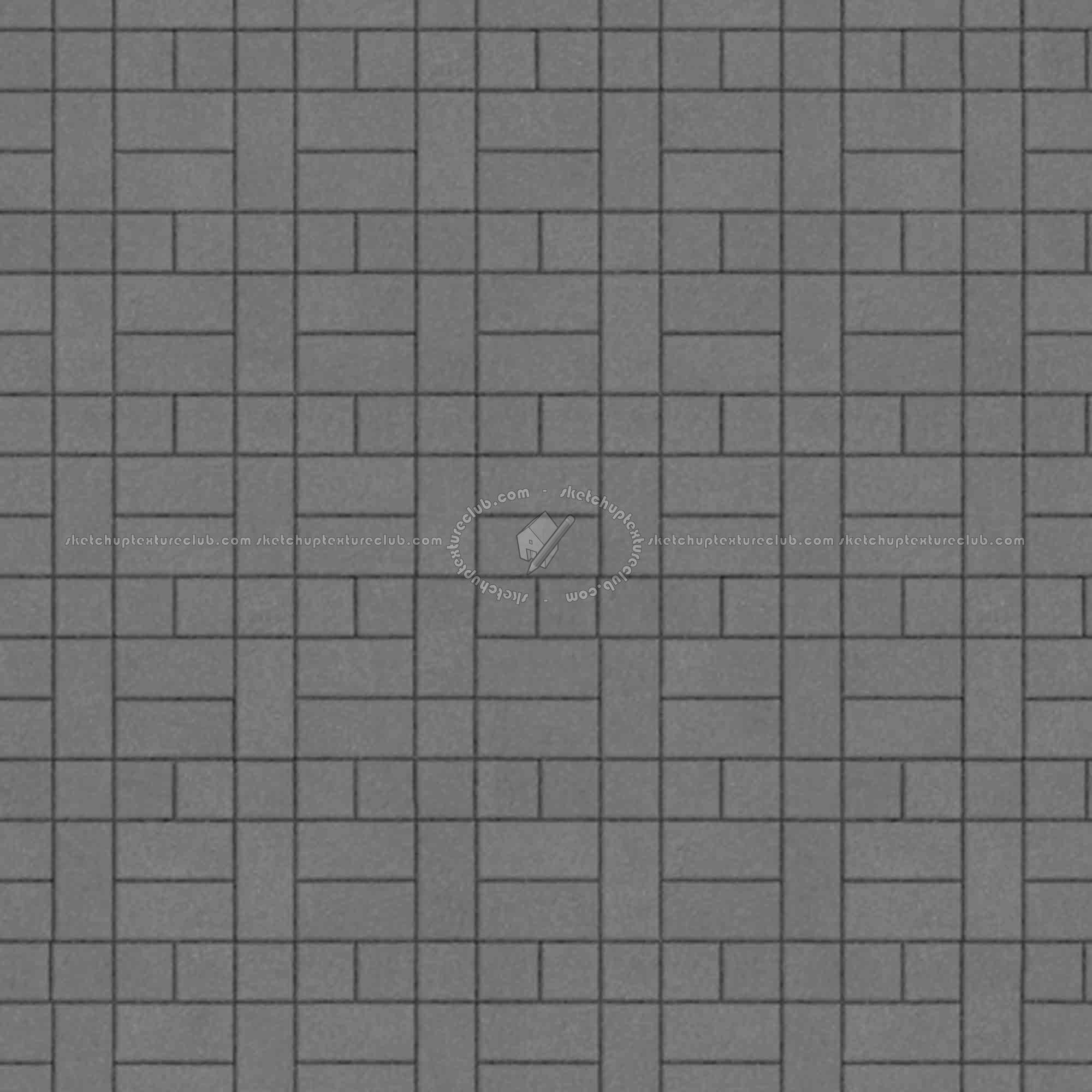 Textures   -   ARCHITECTURE   -   PAVING OUTDOOR   -   Concrete   -   Blocks regular  - Paving outdoor concrete regular block texture seamless 05687 - Displacement