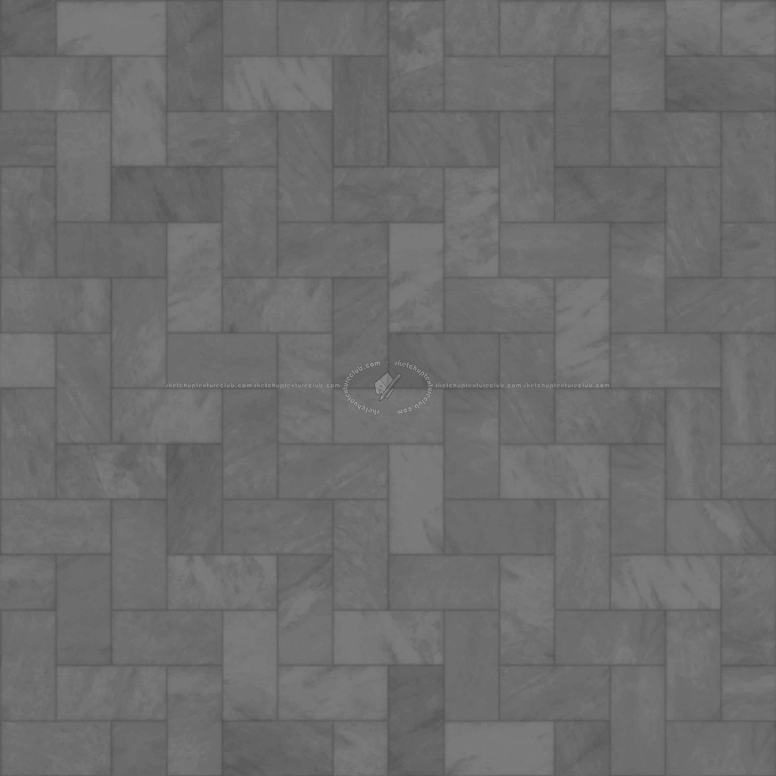 Textures   -   ARCHITECTURE   -   PAVING OUTDOOR   -   Pavers stone   -   Herringbone  - Quartz paving herringbone seamless 22253 - Displacement